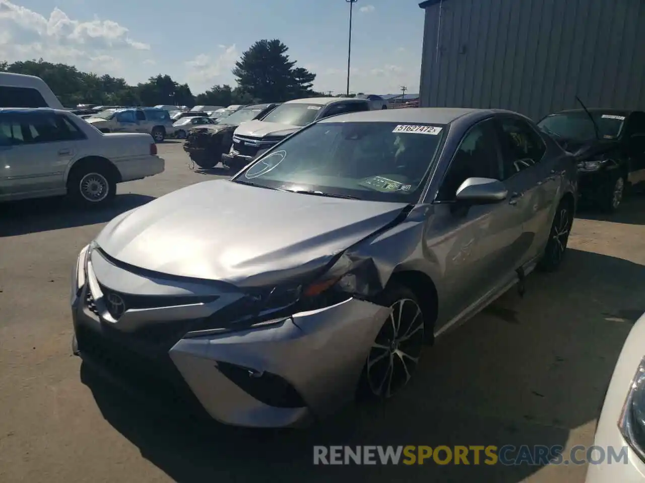 2 Photograph of a damaged car 4T1B11HK7KU162295 TOYOTA CAMRY 2019