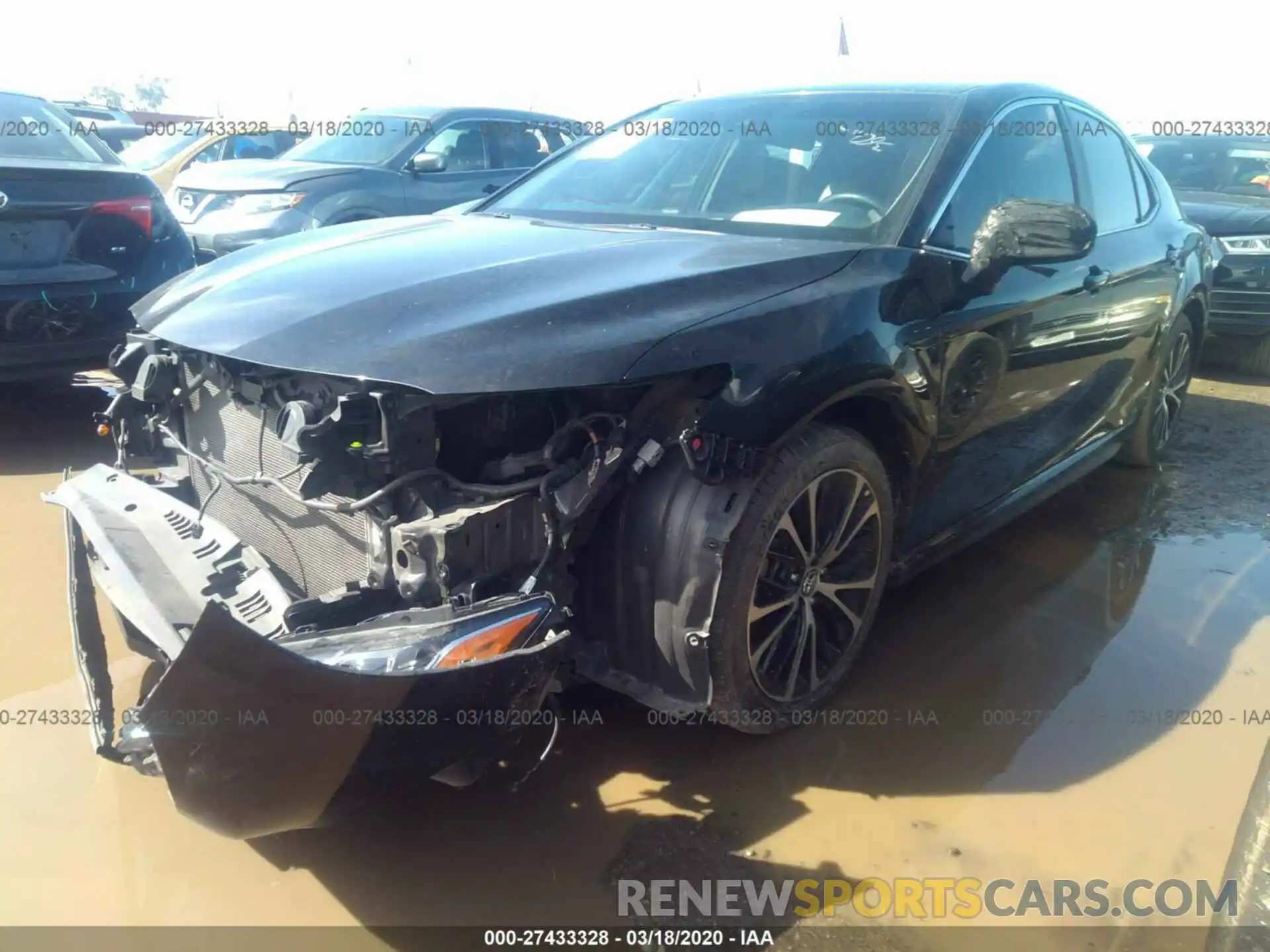 2 Photograph of a damaged car 4T1B11HK7KU163091 TOYOTA CAMRY 2019