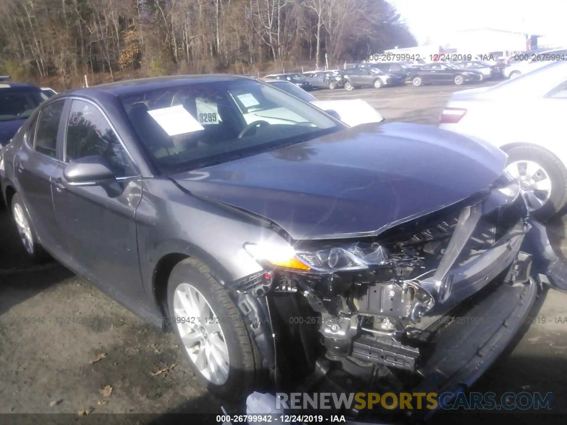 1 Photograph of a damaged car 4T1B11HK7KU169392 TOYOTA CAMRY 2019