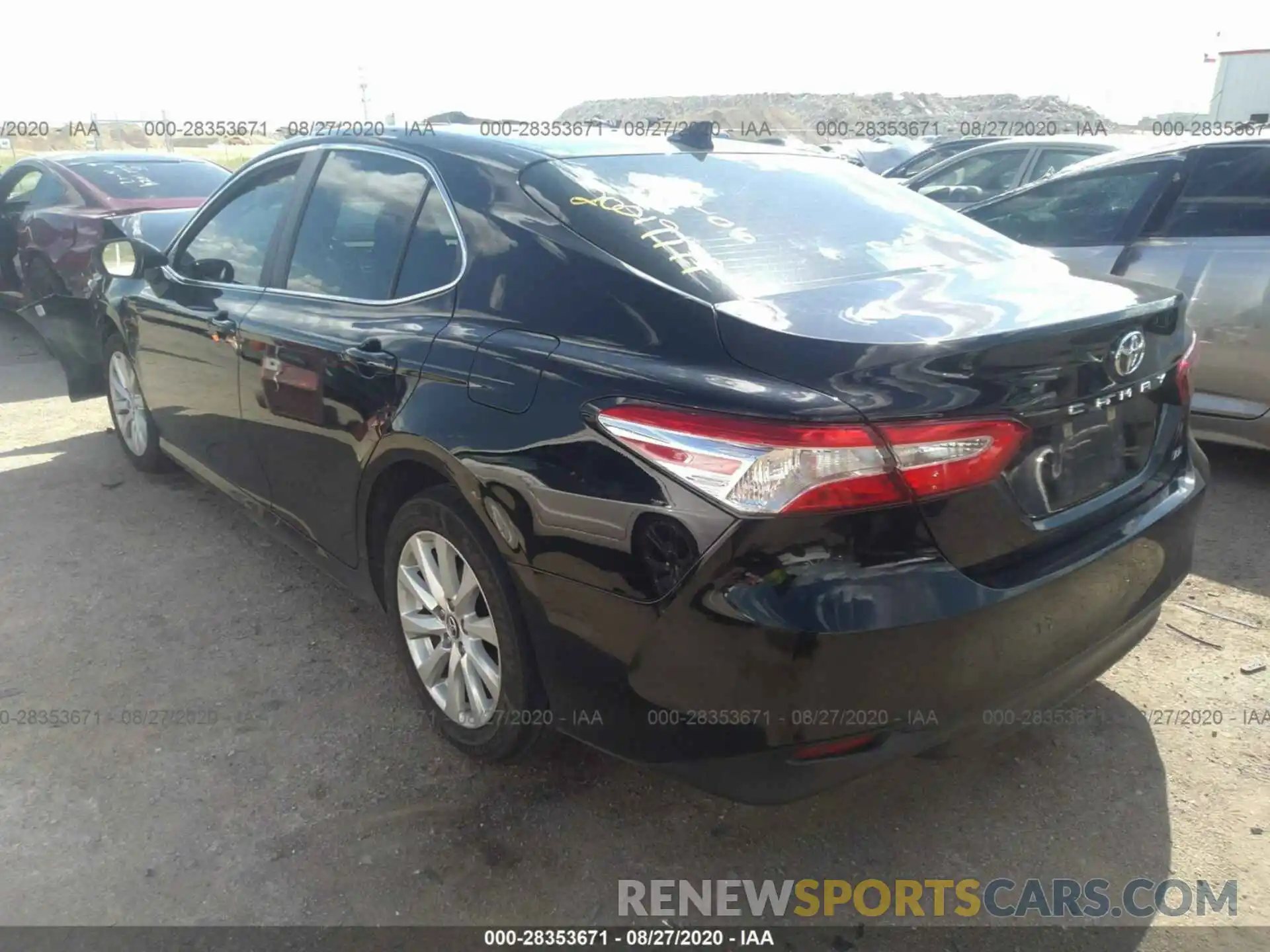 3 Photograph of a damaged car 4T1B11HK7KU169988 TOYOTA CAMRY 2019