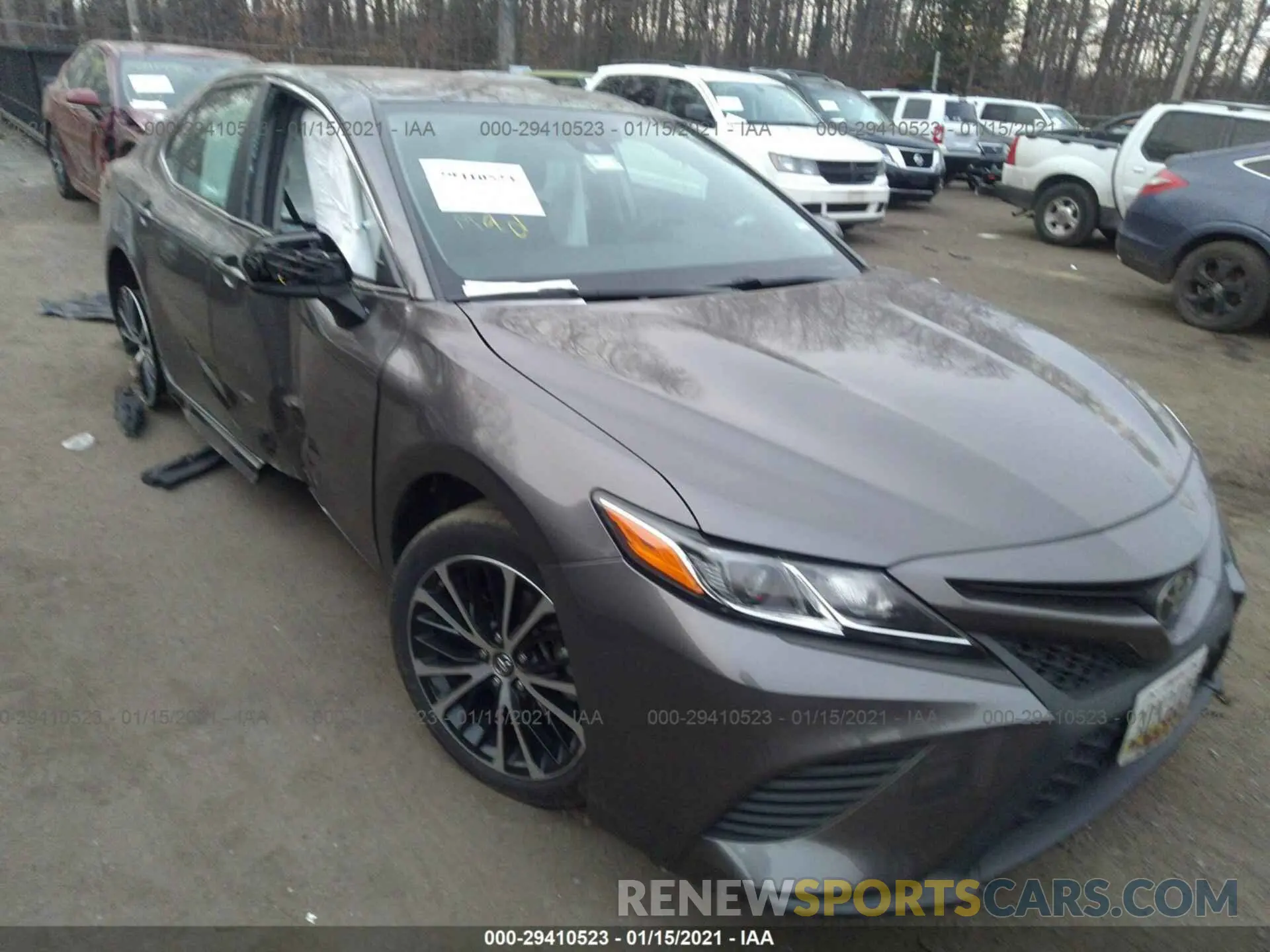1 Photograph of a damaged car 4T1B11HK7KU174429 TOYOTA CAMRY 2019