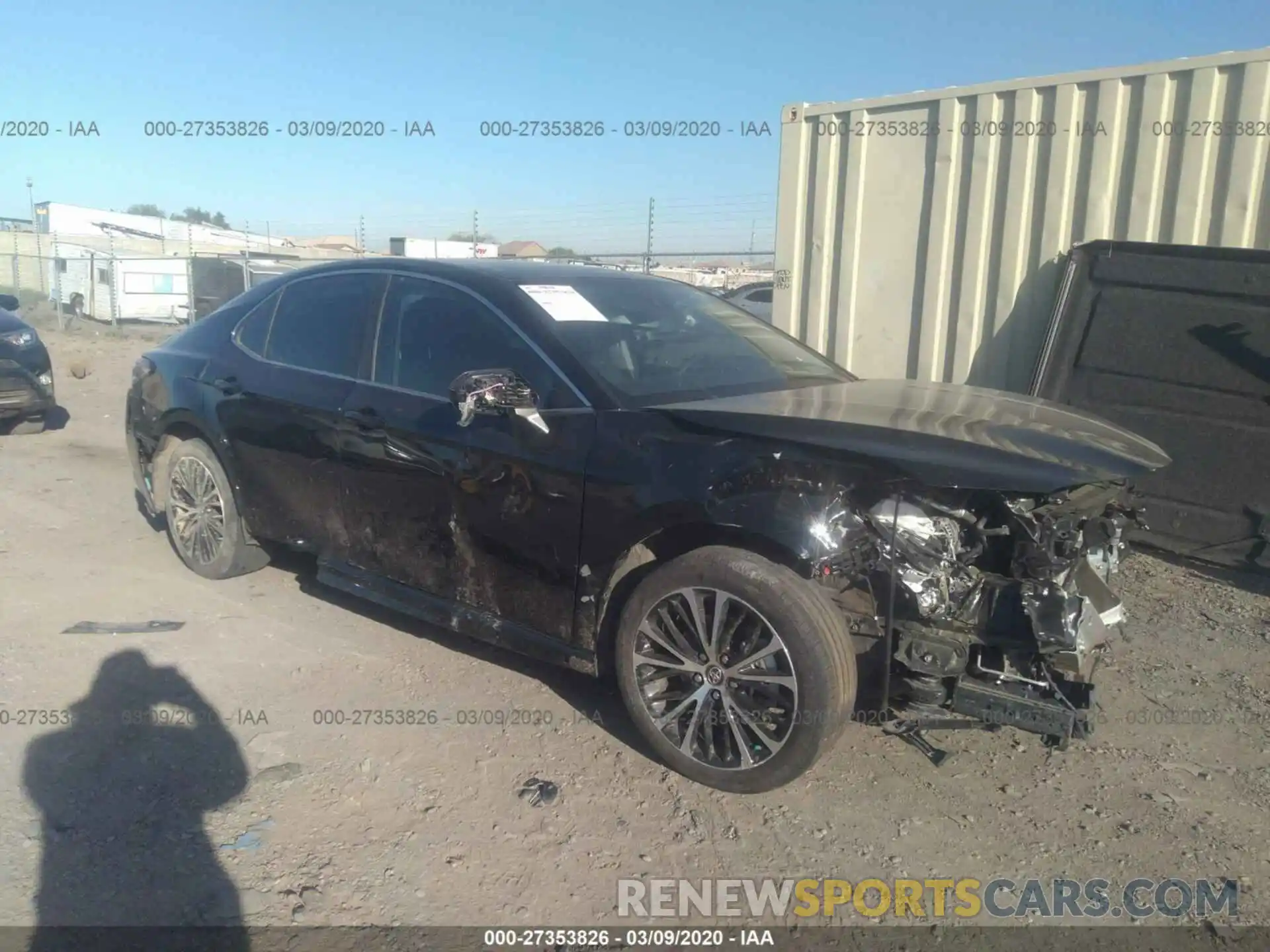 1 Photograph of a damaged car 4T1B11HK7KU178206 TOYOTA CAMRY 2019