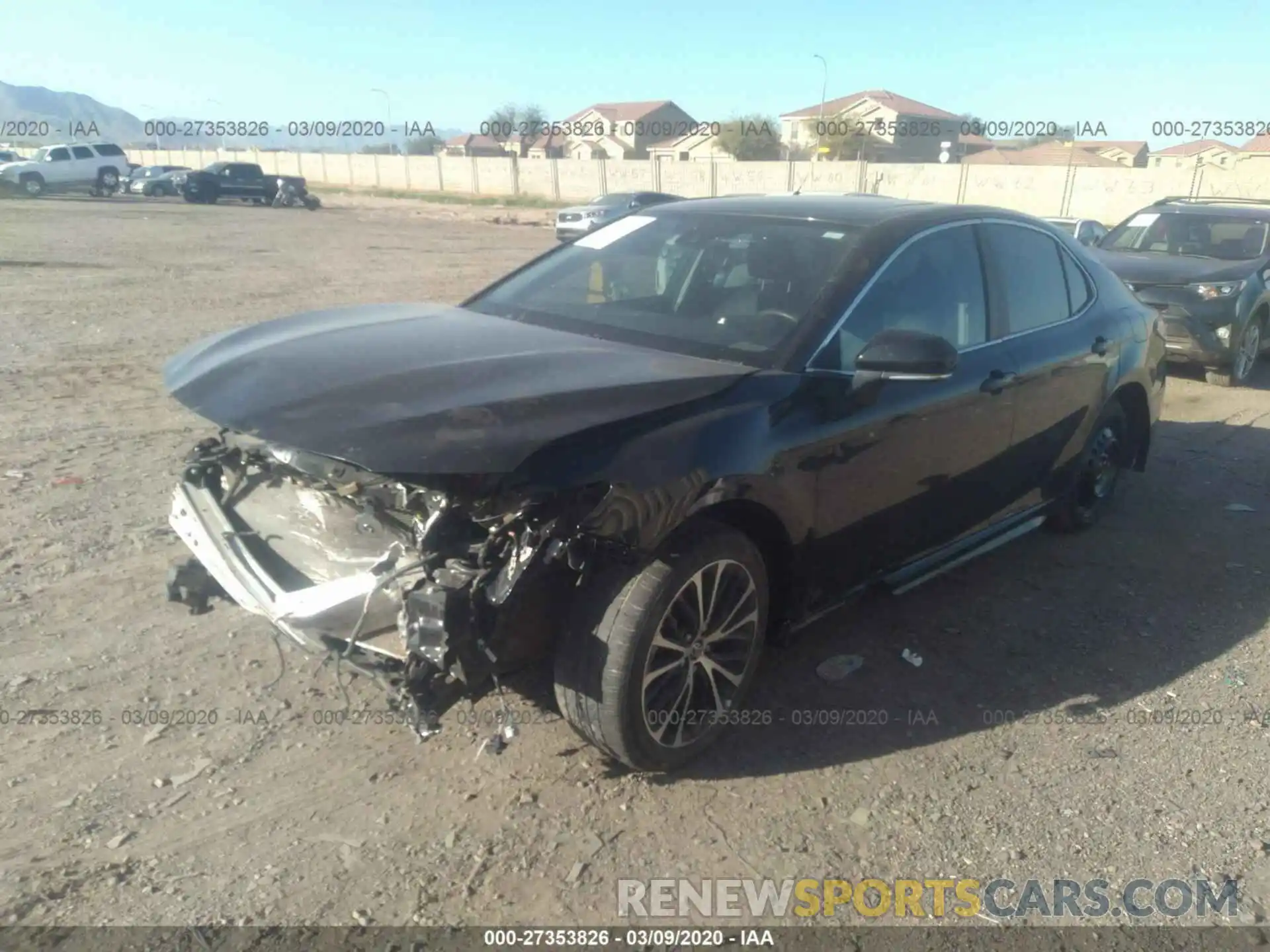 2 Photograph of a damaged car 4T1B11HK7KU178206 TOYOTA CAMRY 2019