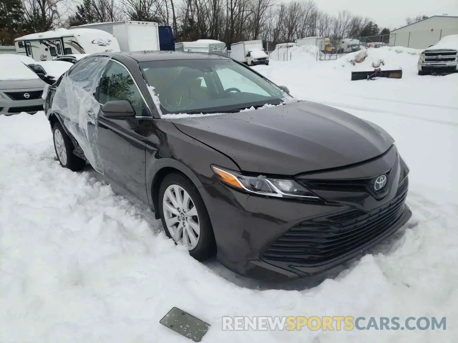 1 Photograph of a damaged car 4T1B11HK7KU182594 TOYOTA CAMRY 2019