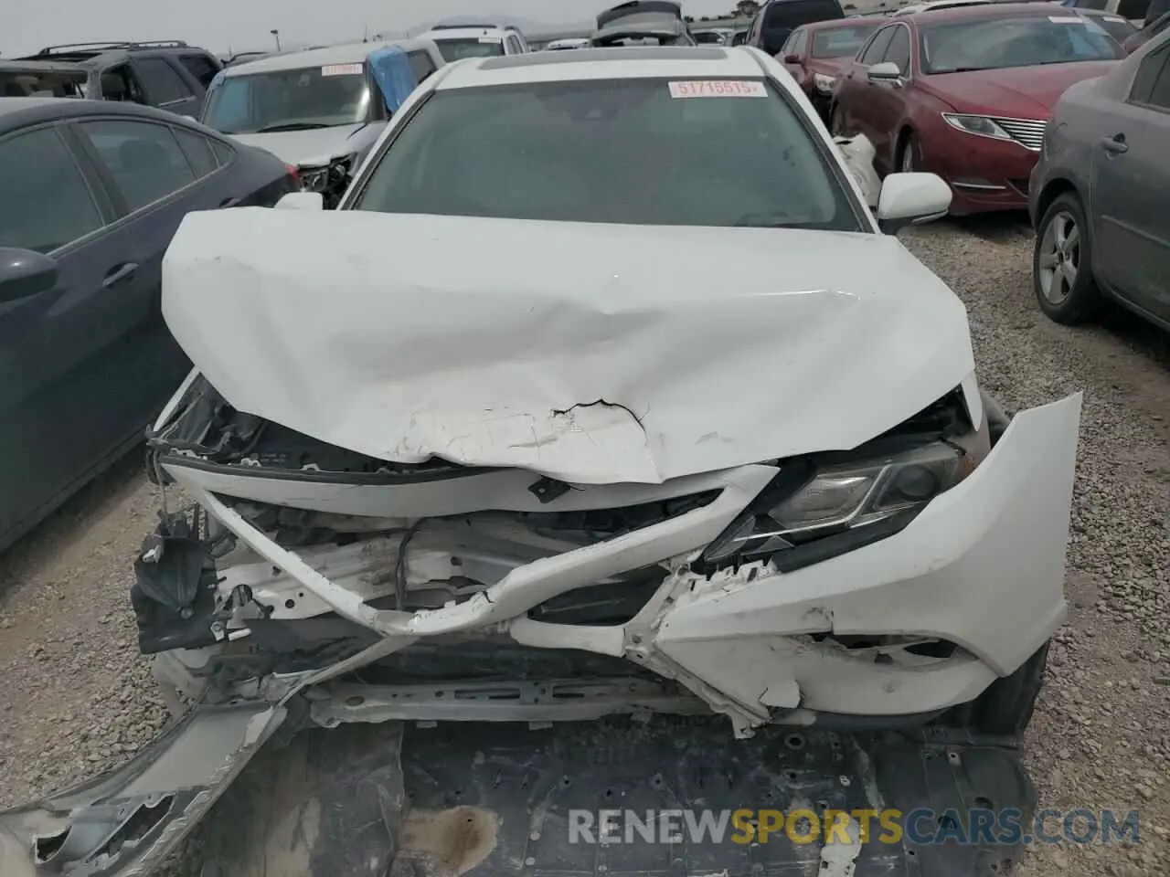 5 Photograph of a damaged car 4T1B11HK7KU183549 TOYOTA CAMRY 2019