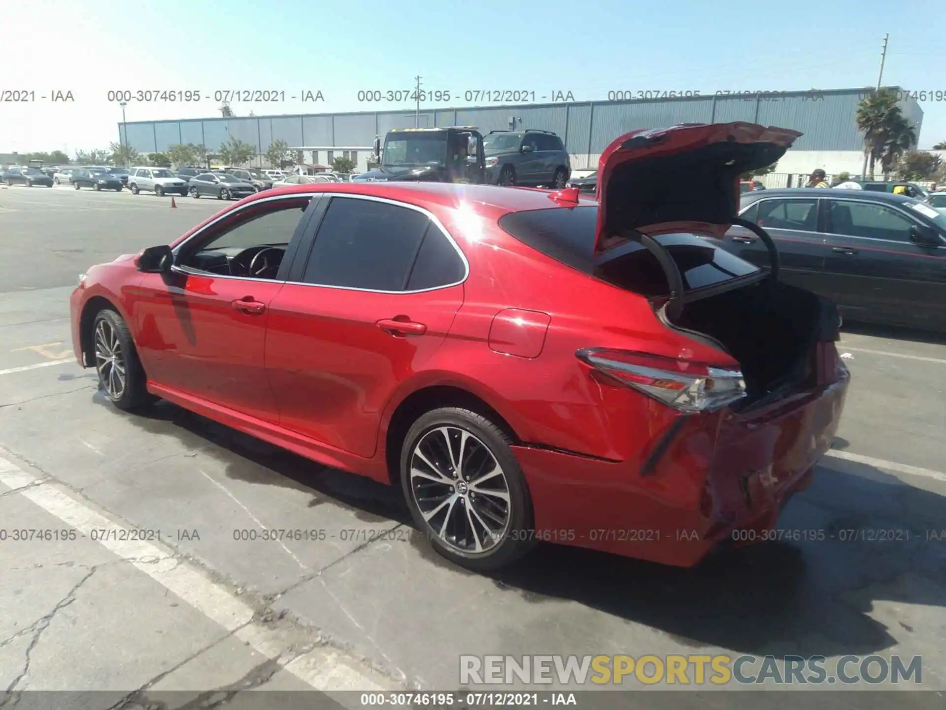 3 Photograph of a damaged car 4T1B11HK7KU183955 TOYOTA CAMRY 2019