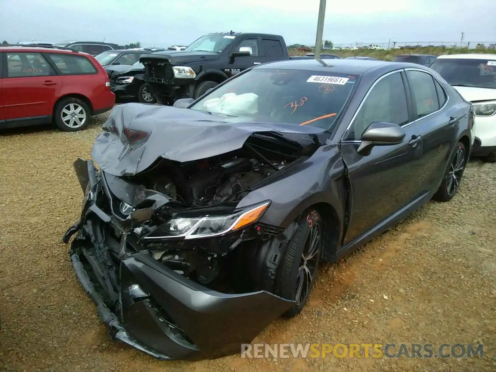 2 Photograph of a damaged car 4T1B11HK7KU185026 TOYOTA CAMRY 2019