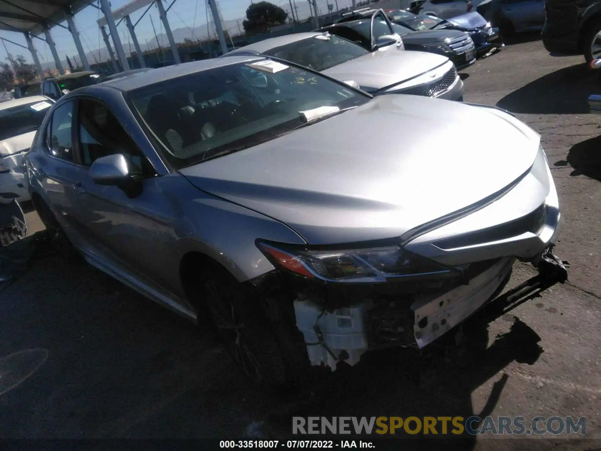 1 Photograph of a damaged car 4T1B11HK7KU189691 TOYOTA CAMRY 2019