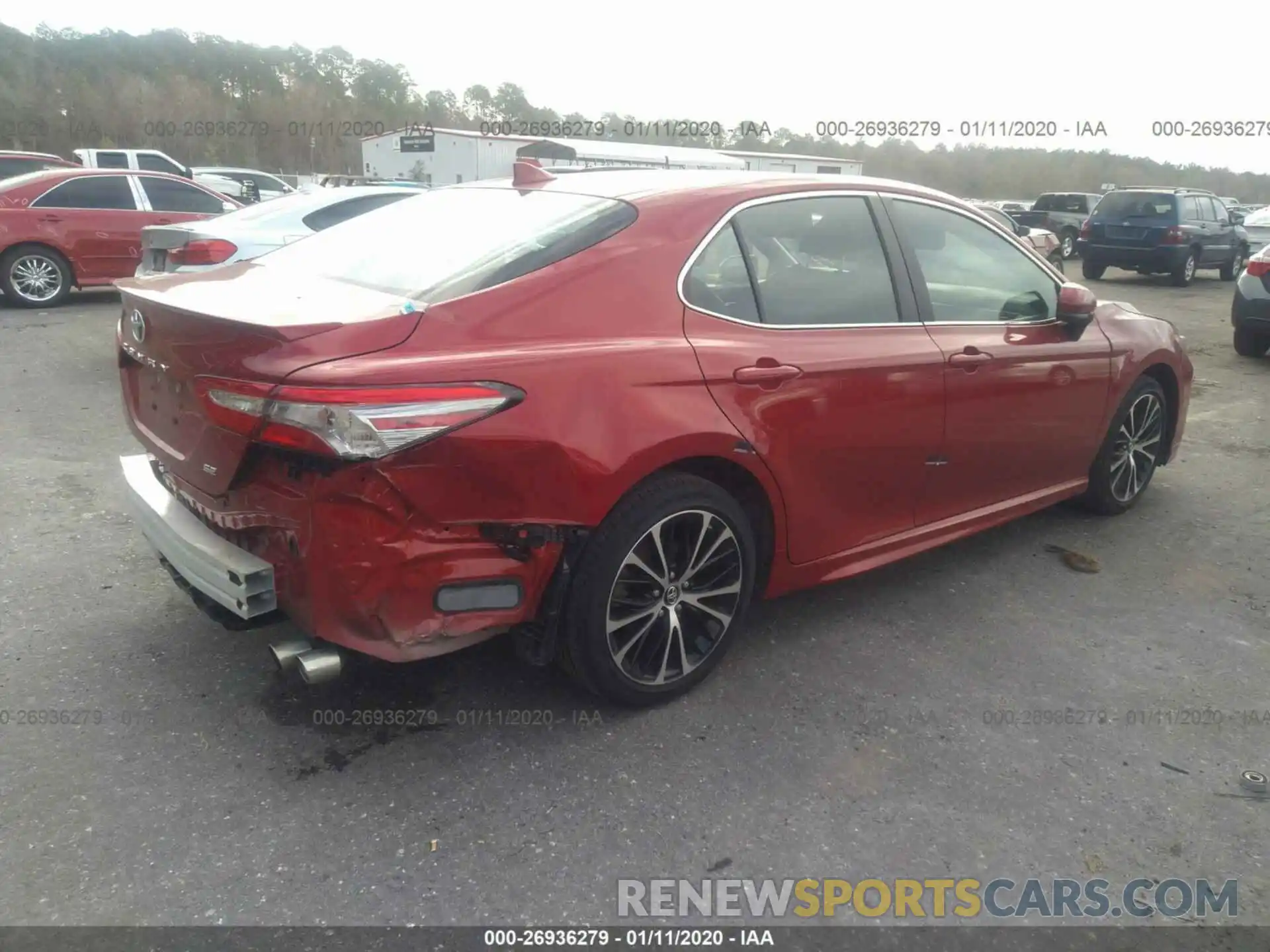 4 Photograph of a damaged car 4T1B11HK7KU193014 TOYOTA CAMRY 2019