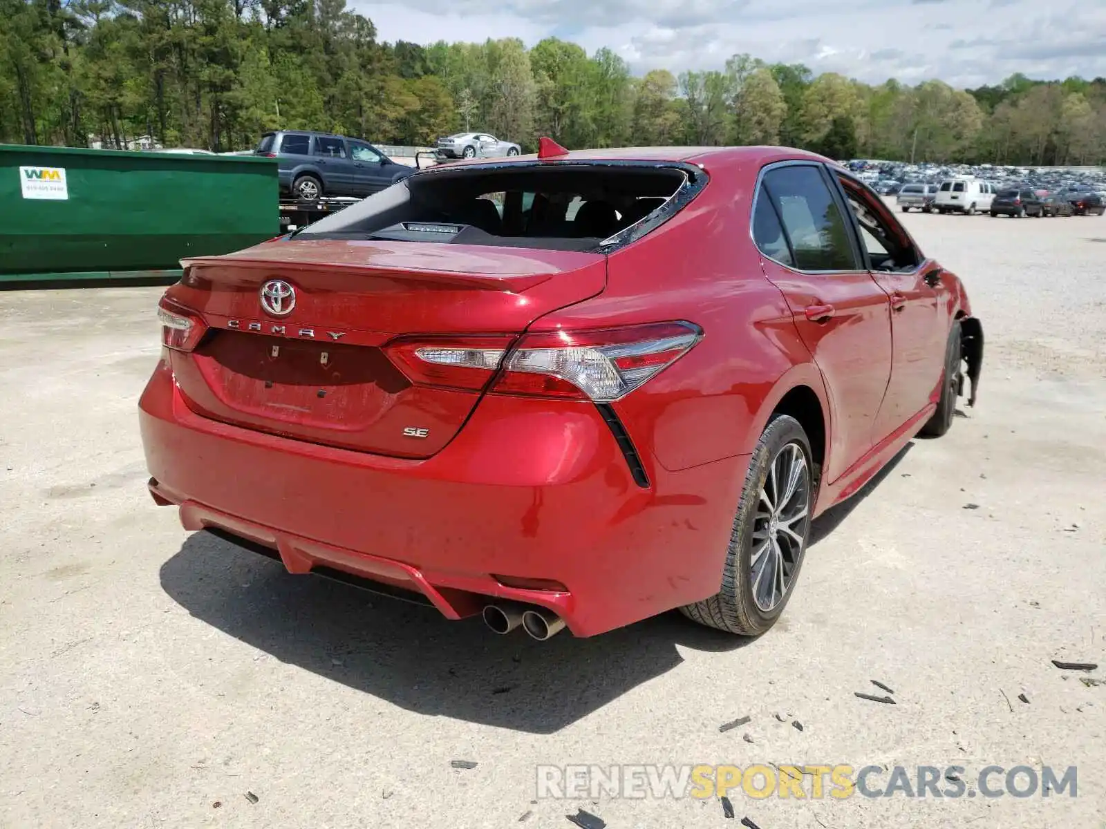 4 Photograph of a damaged car 4T1B11HK7KU200334 TOYOTA CAMRY 2019