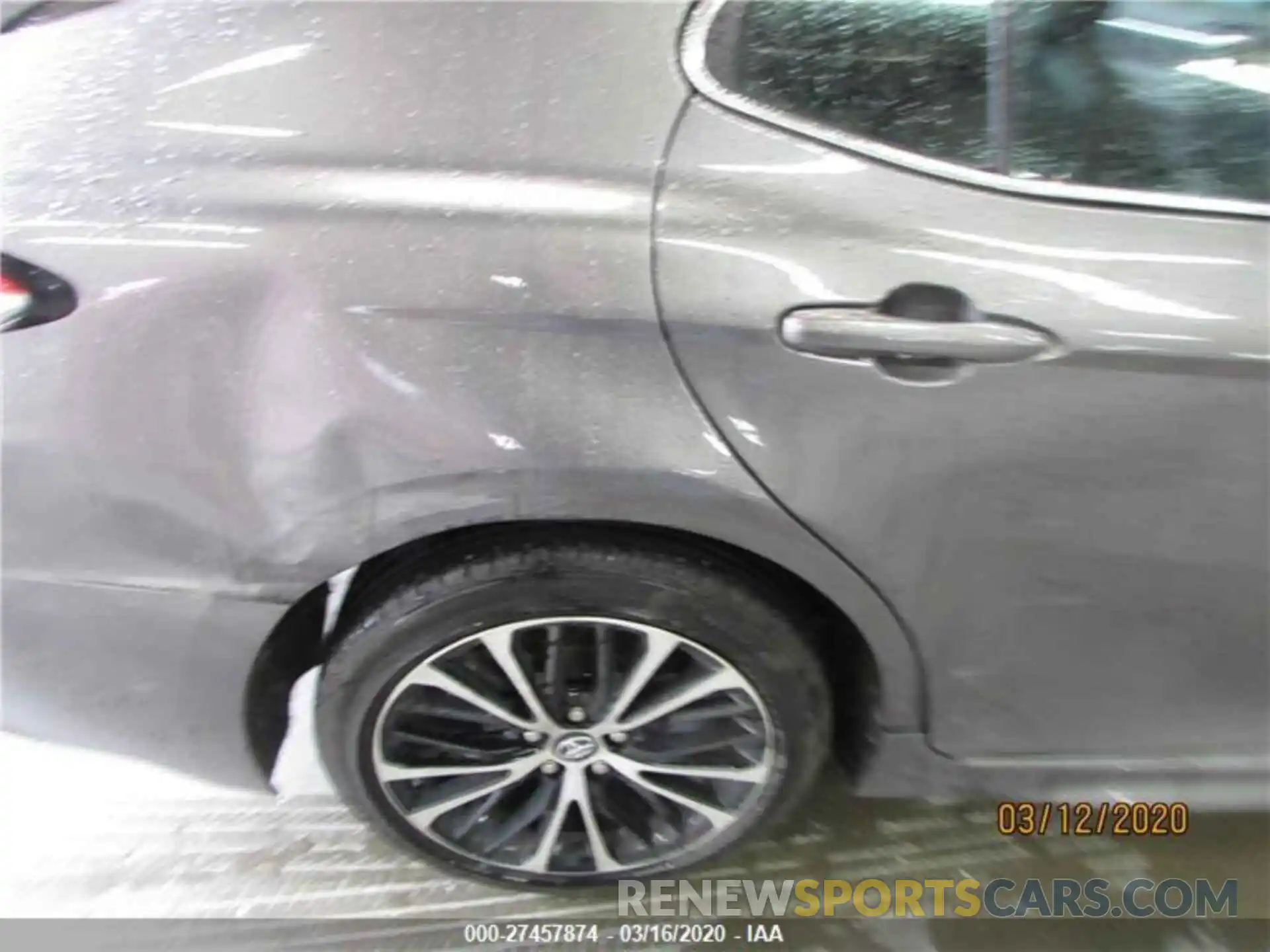 3 Photograph of a damaged car 4T1B11HK7KU203668 TOYOTA CAMRY 2019