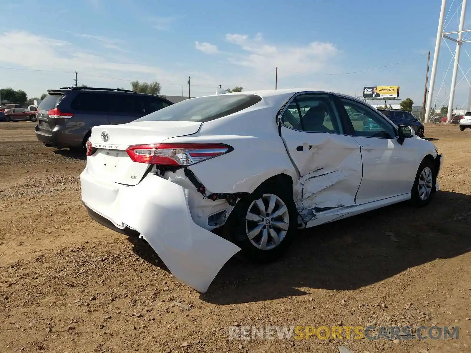 4 Photograph of a damaged car 4T1B11HK7KU204805 TOYOTA CAMRY 2019