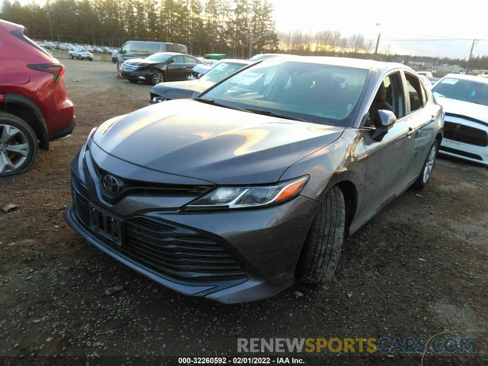 2 Photograph of a damaged car 4T1B11HK7KU205713 TOYOTA CAMRY 2019