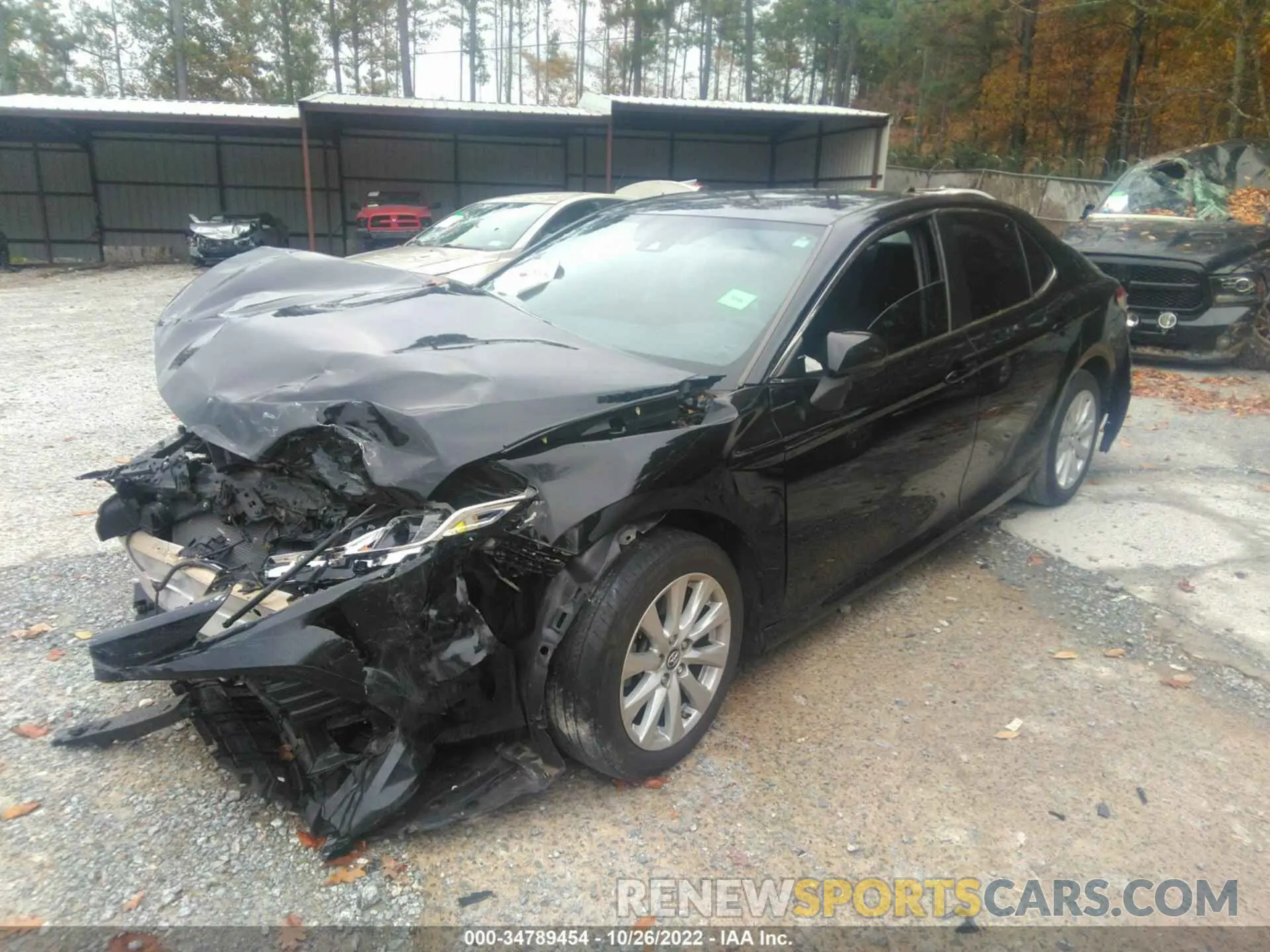 2 Photograph of a damaged car 4T1B11HK7KU205744 TOYOTA CAMRY 2019
