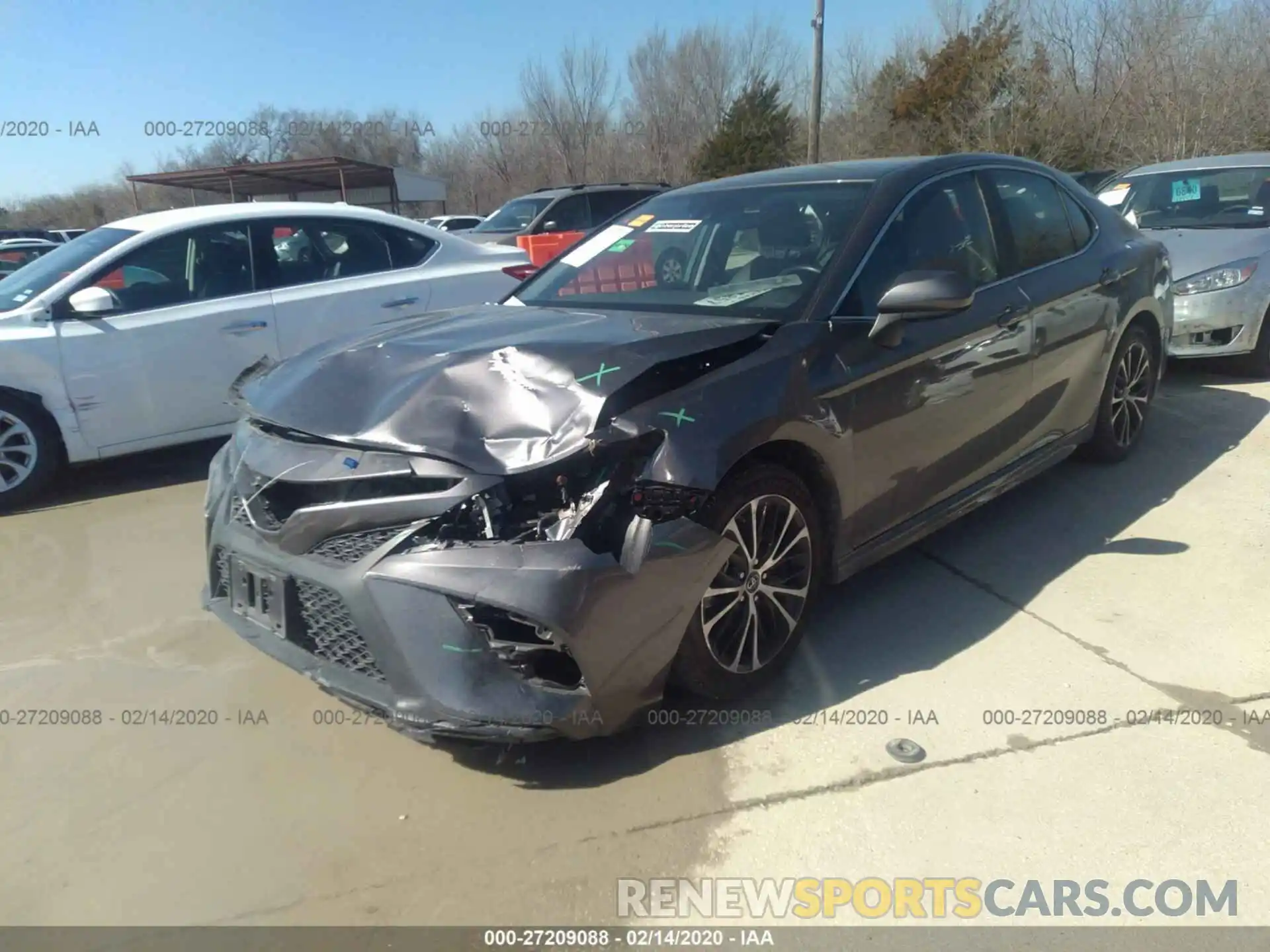 2 Photograph of a damaged car 4T1B11HK7KU206201 TOYOTA CAMRY 2019