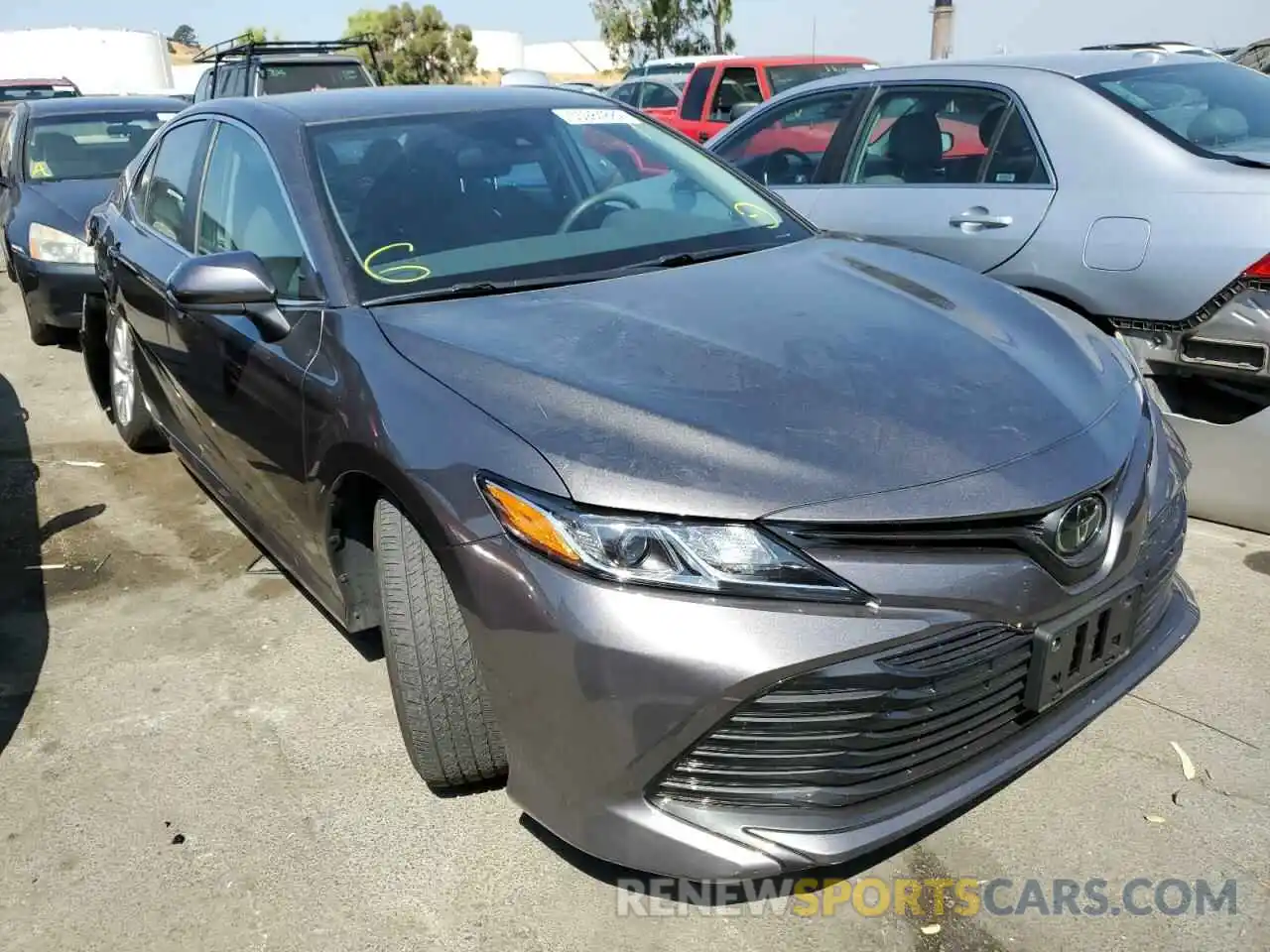 1 Photograph of a damaged car 4T1B11HK7KU206408 TOYOTA CAMRY 2019