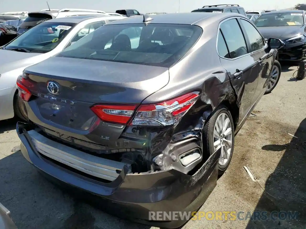 4 Photograph of a damaged car 4T1B11HK7KU206408 TOYOTA CAMRY 2019