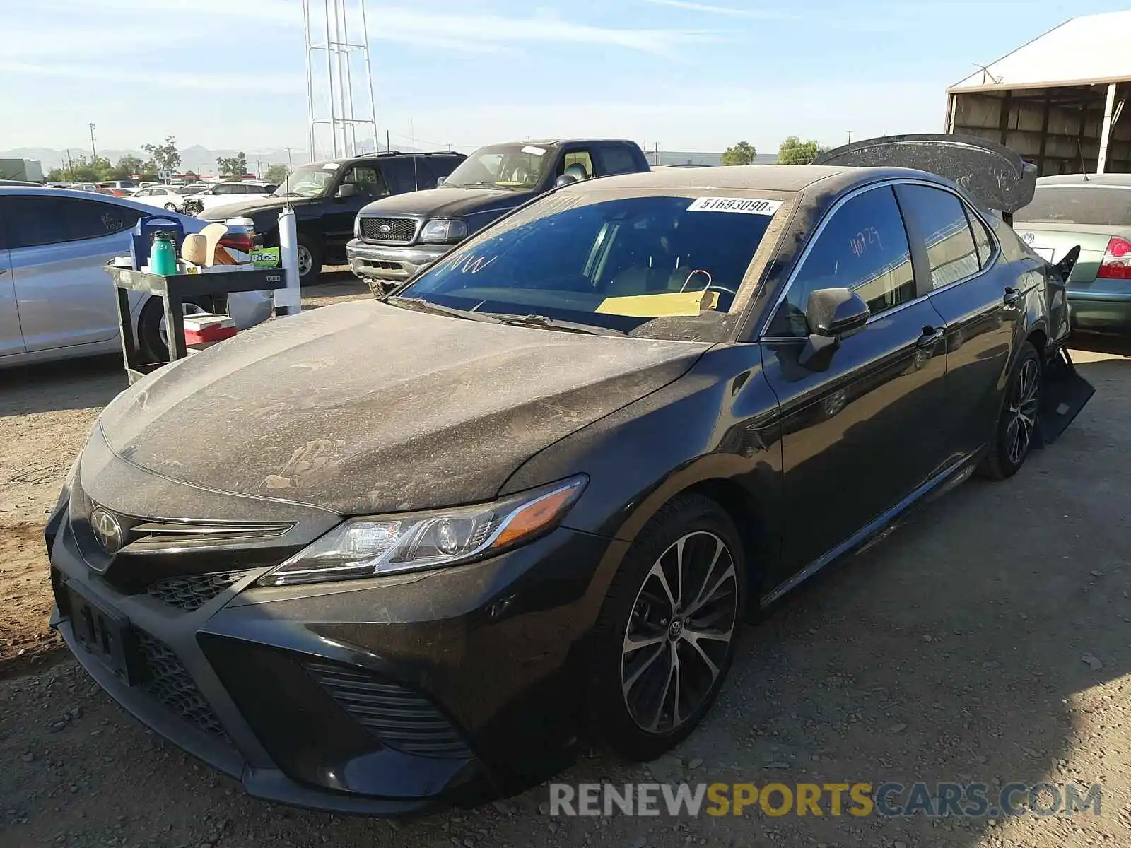 2 Photograph of a damaged car 4T1B11HK7KU206862 TOYOTA CAMRY 2019