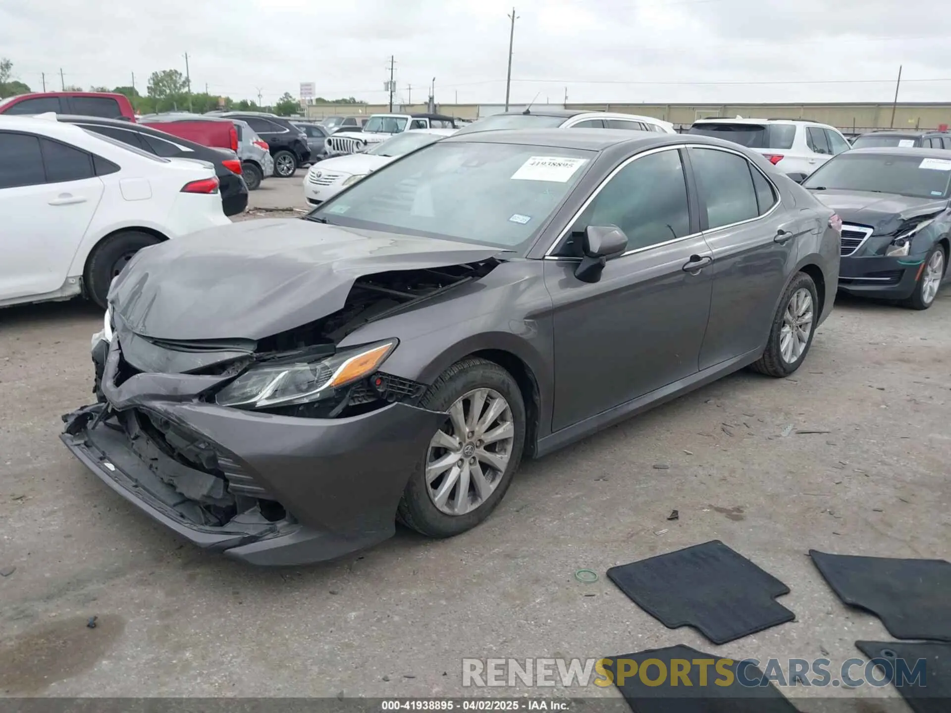 2 Photograph of a damaged car 4T1B11HK7KU212239 TOYOTA CAMRY 2019