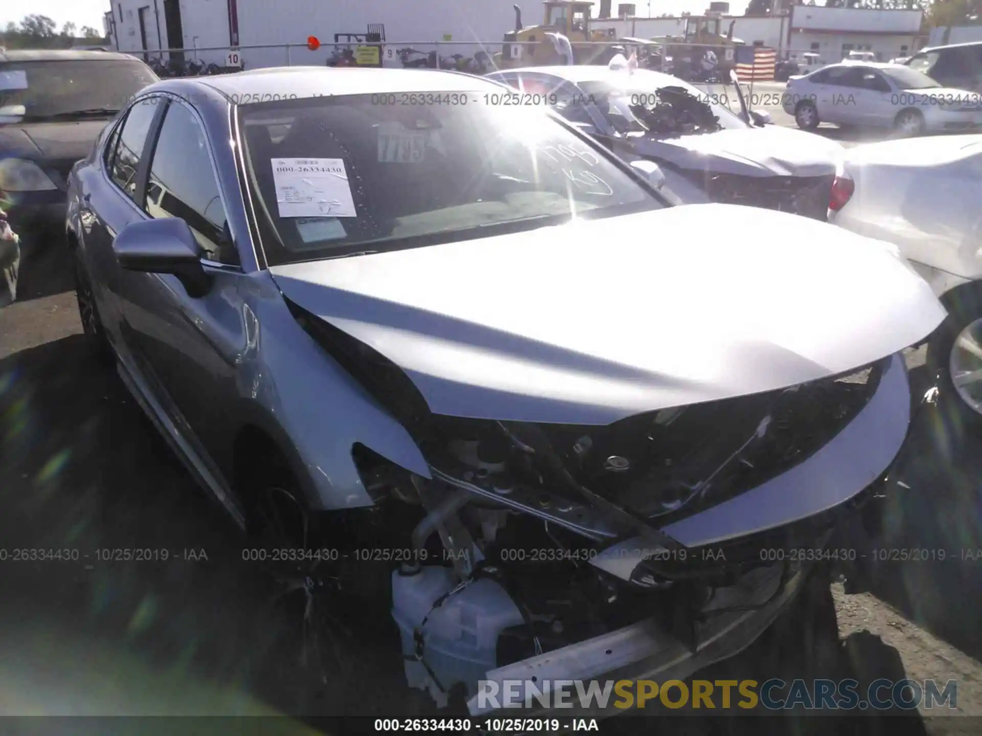 1 Photograph of a damaged car 4T1B11HK7KU213844 TOYOTA CAMRY 2019