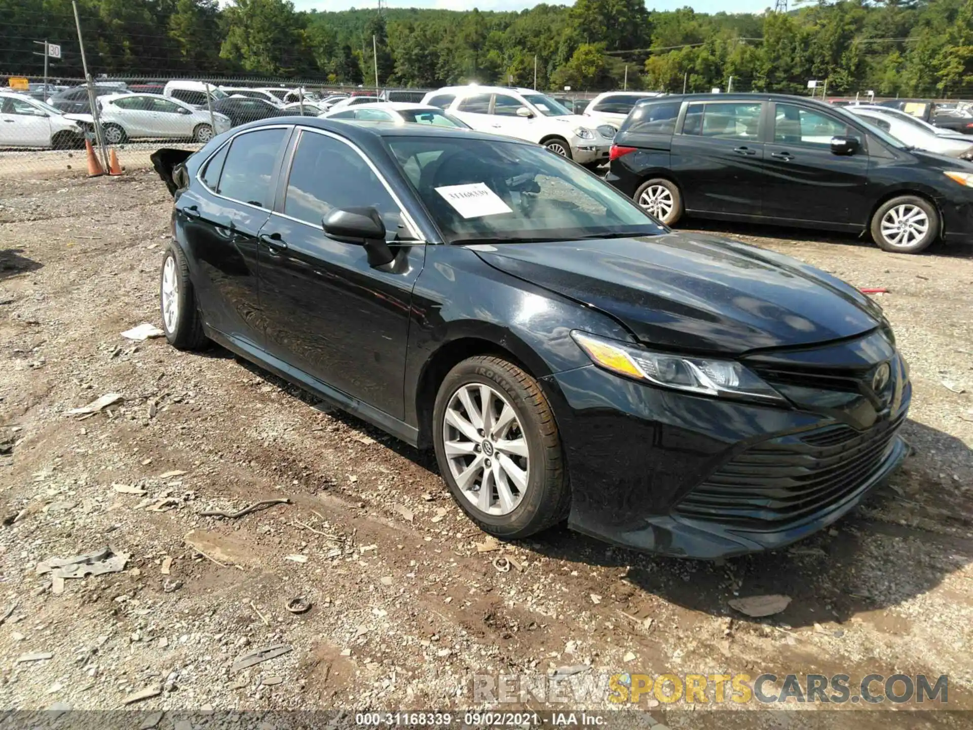 1 Photograph of a damaged car 4T1B11HK7KU213925 TOYOTA CAMRY 2019