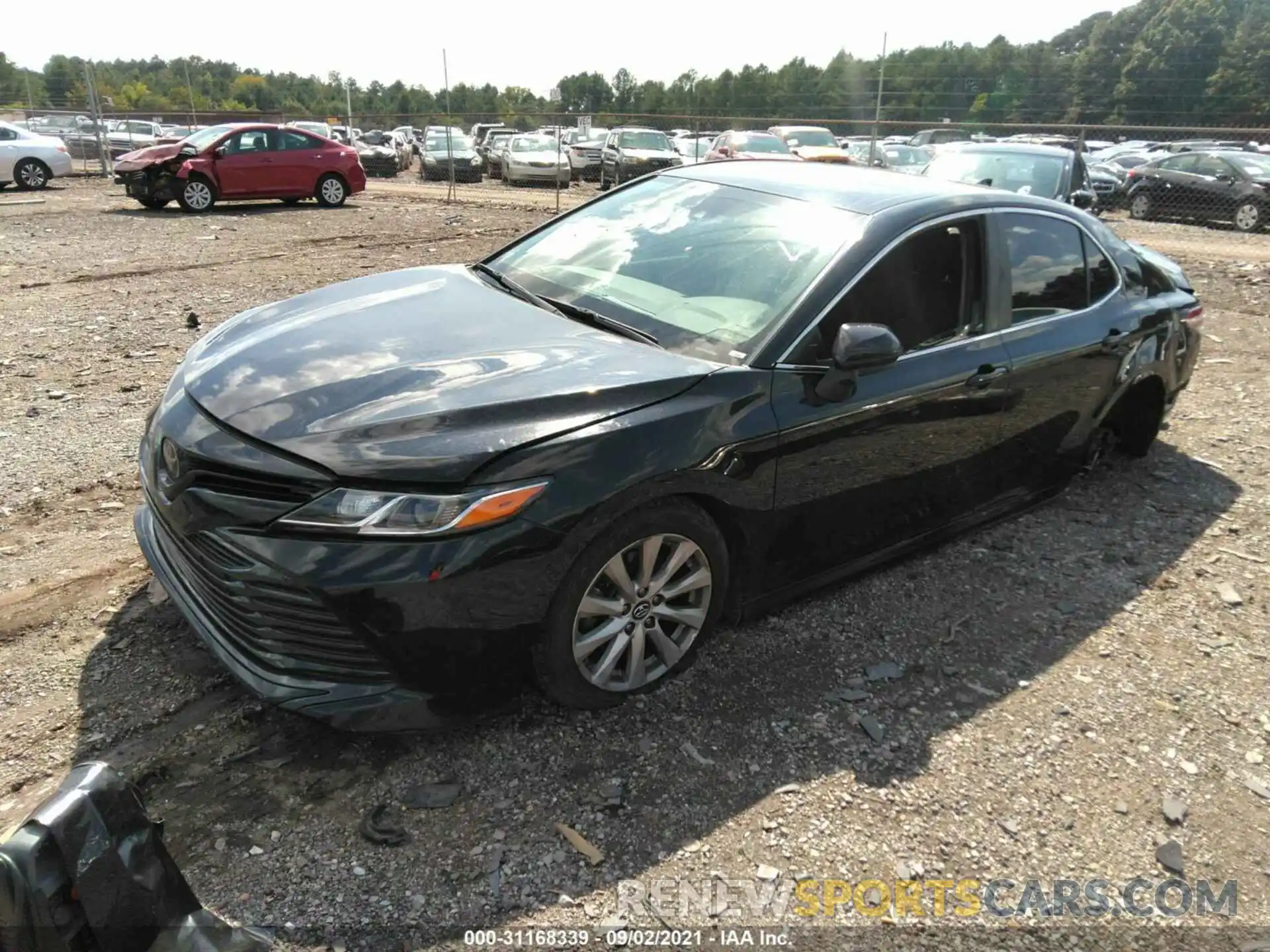 2 Photograph of a damaged car 4T1B11HK7KU213925 TOYOTA CAMRY 2019