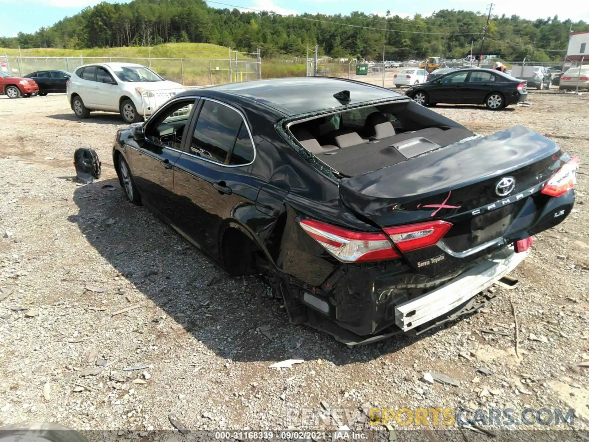 3 Photograph of a damaged car 4T1B11HK7KU213925 TOYOTA CAMRY 2019