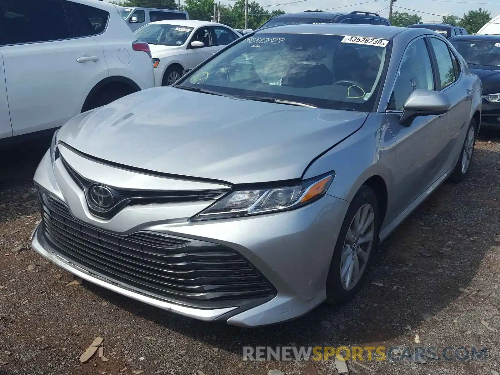 2 Photograph of a damaged car 4T1B11HK7KU219840 TOYOTA CAMRY 2019