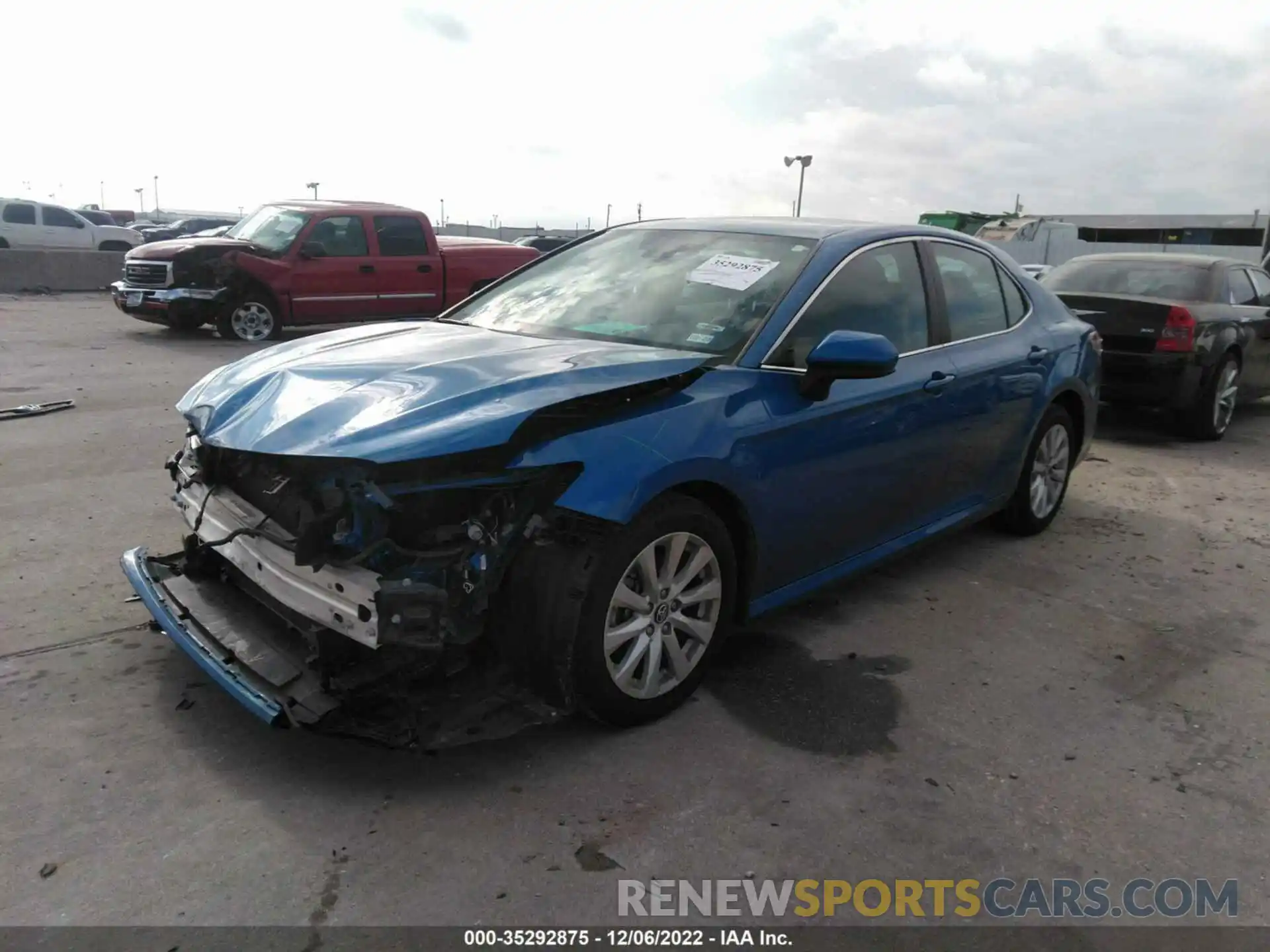 2 Photograph of a damaged car 4T1B11HK7KU221037 TOYOTA CAMRY 2019