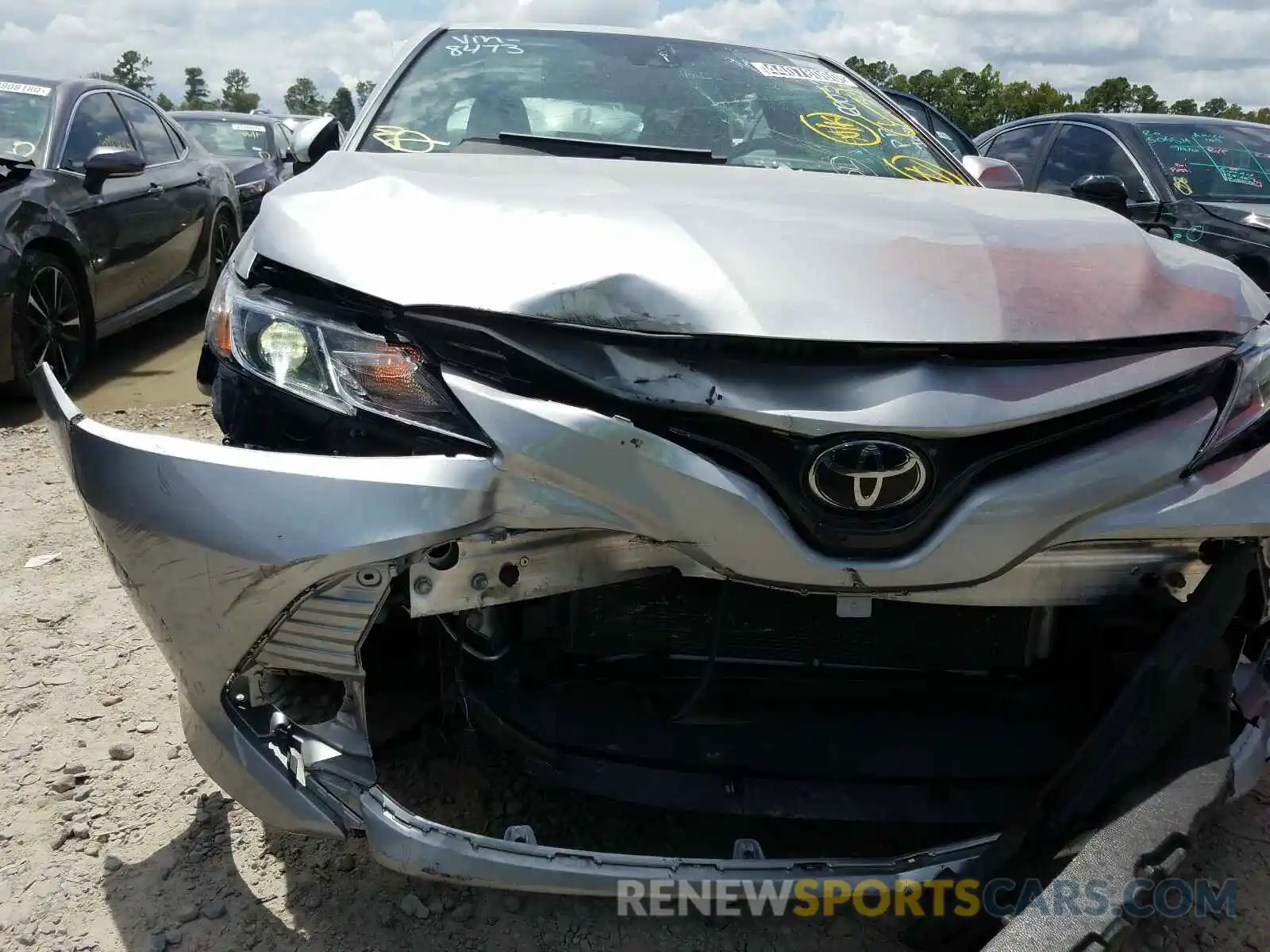 9 Photograph of a damaged car 4T1B11HK7KU228473 TOYOTA CAMRY 2019