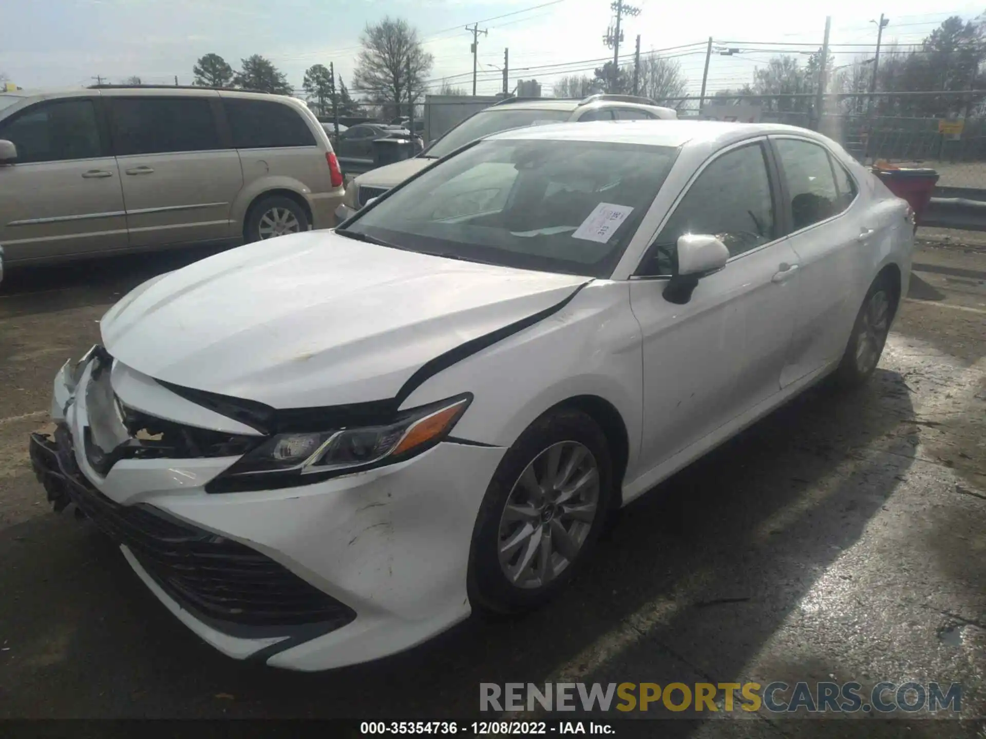 2 Photograph of a damaged car 4T1B11HK7KU232538 TOYOTA CAMRY 2019