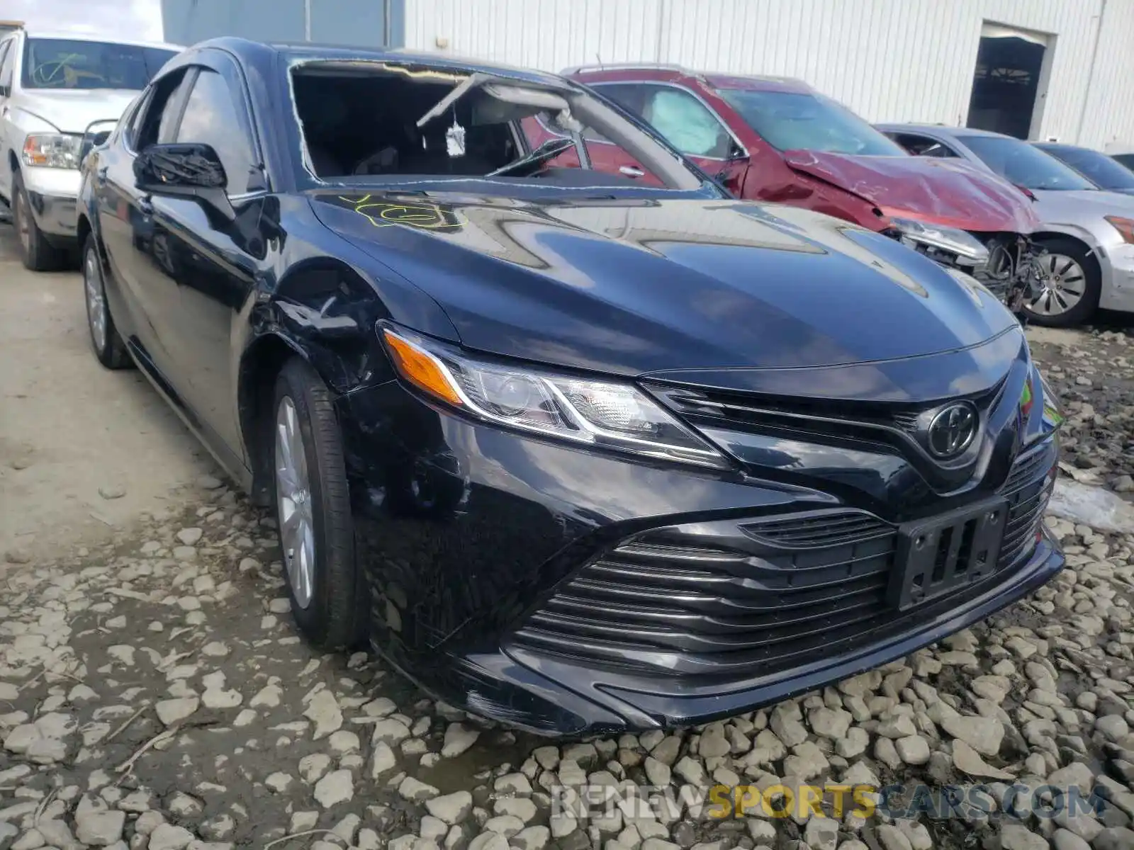 1 Photograph of a damaged car 4T1B11HK7KU236217 TOYOTA CAMRY 2019