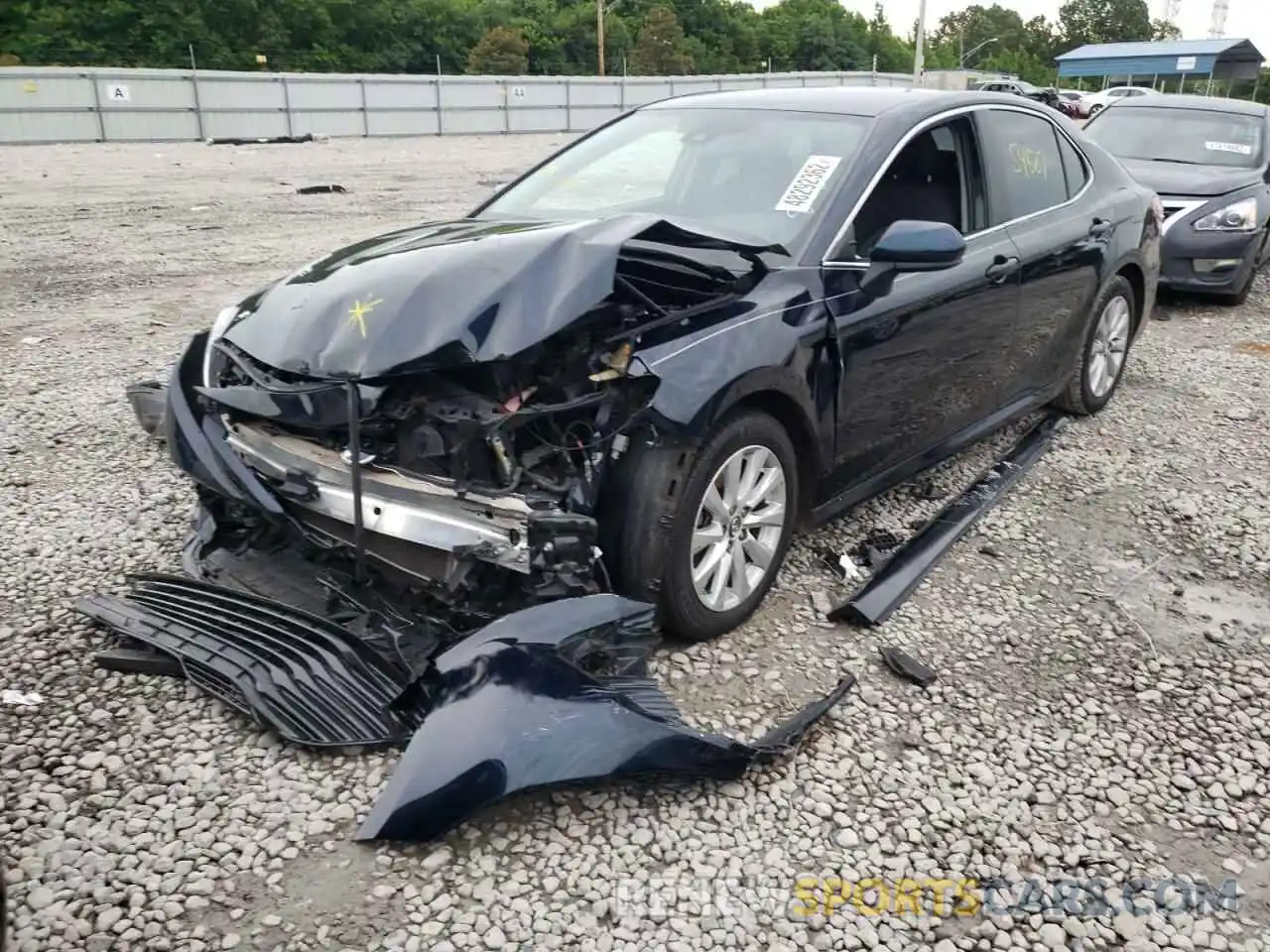 2 Photograph of a damaged car 4T1B11HK7KU237836 TOYOTA CAMRY 2019