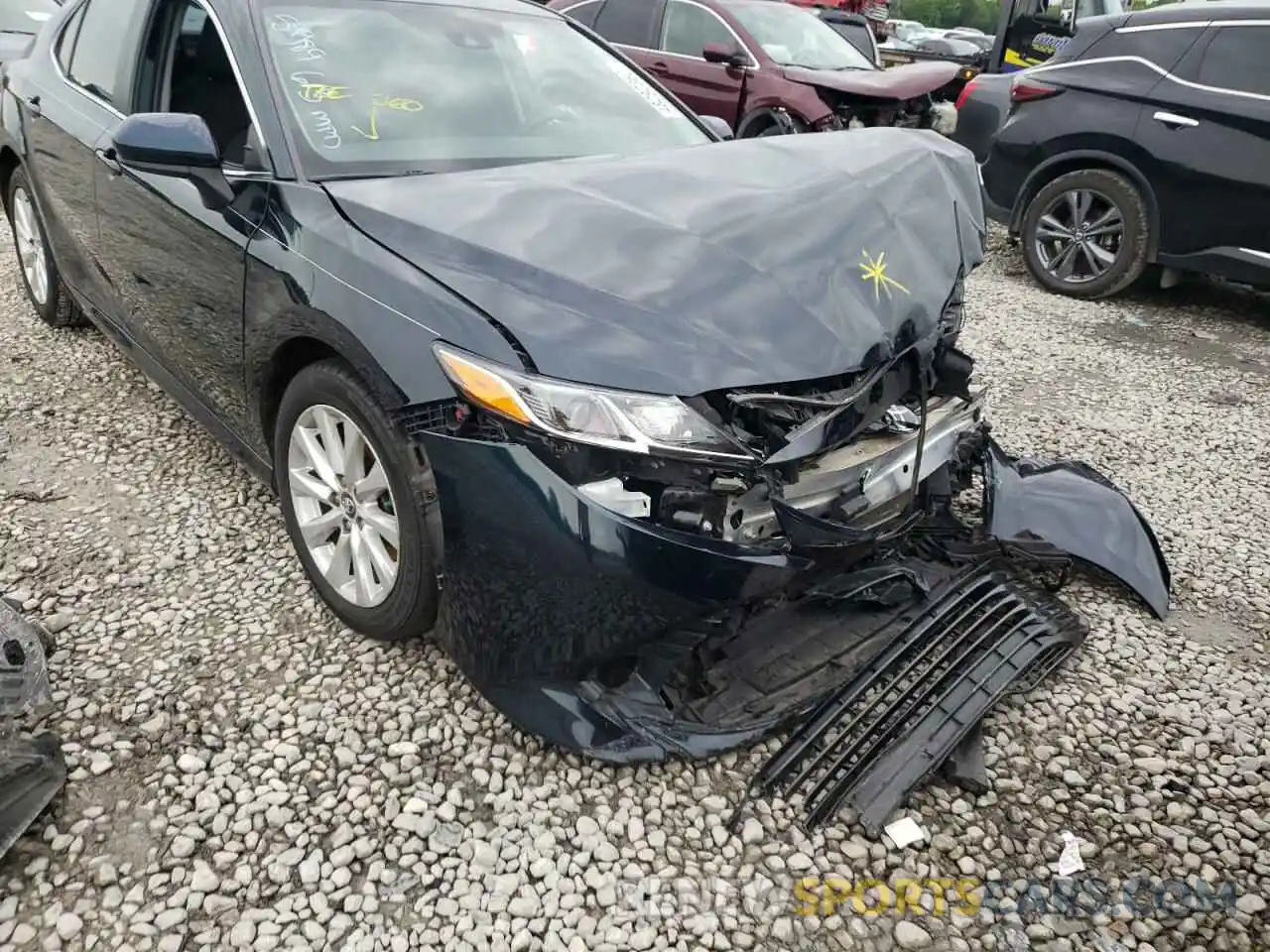 9 Photograph of a damaged car 4T1B11HK7KU237836 TOYOTA CAMRY 2019