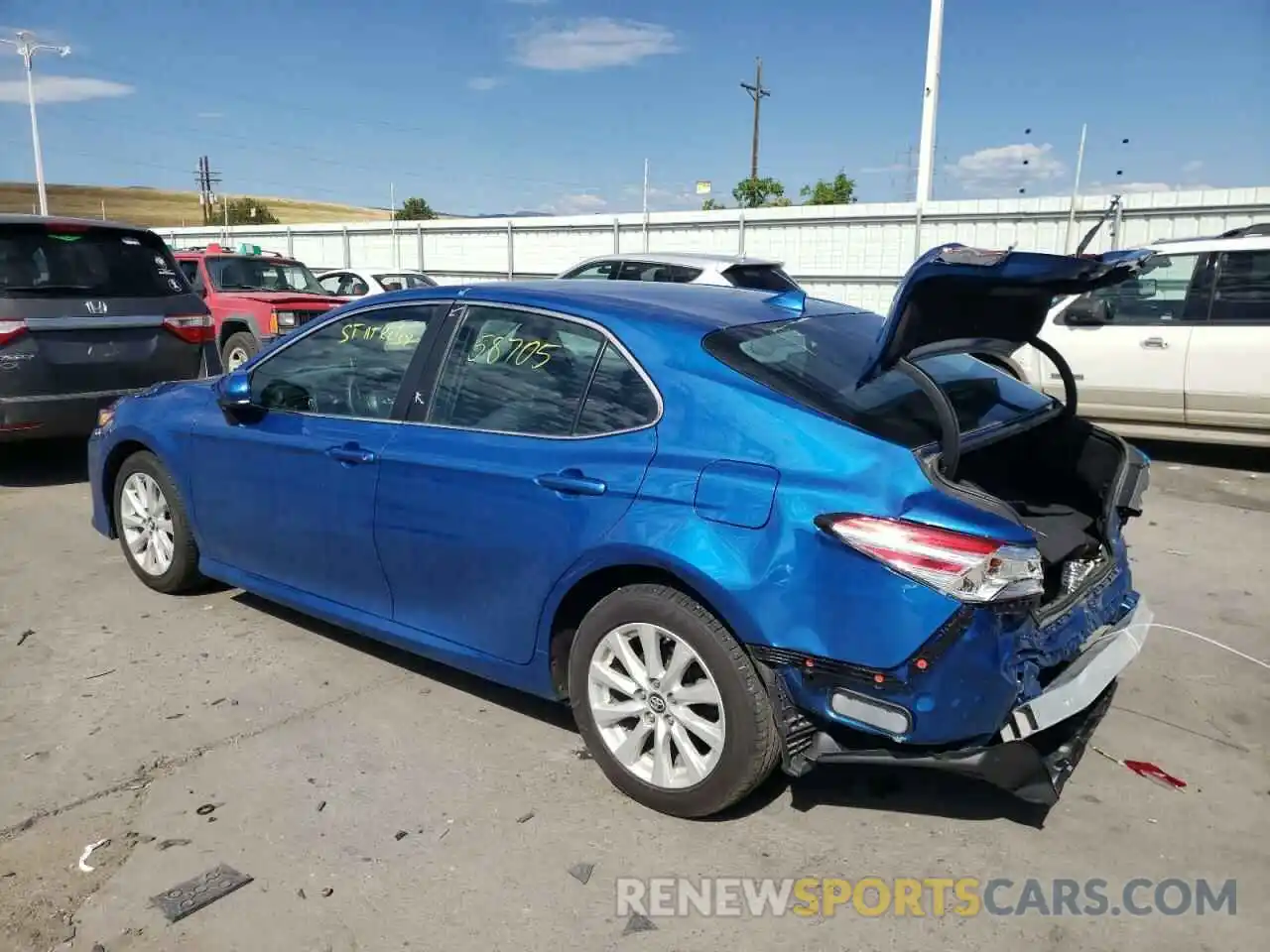 3 Photograph of a damaged car 4T1B11HK7KU238145 TOYOTA CAMRY 2019