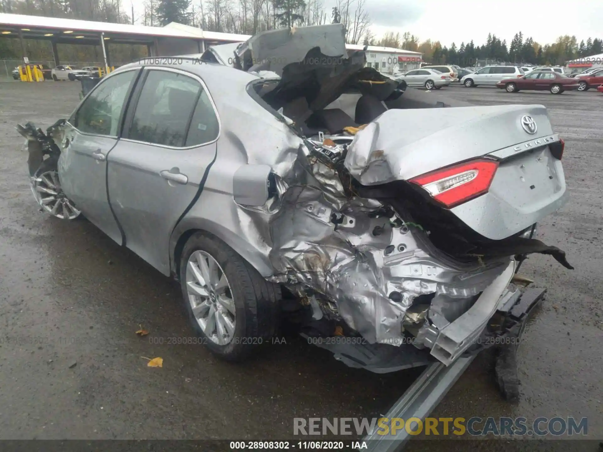 3 Photograph of a damaged car 4T1B11HK7KU239991 TOYOTA CAMRY 2019