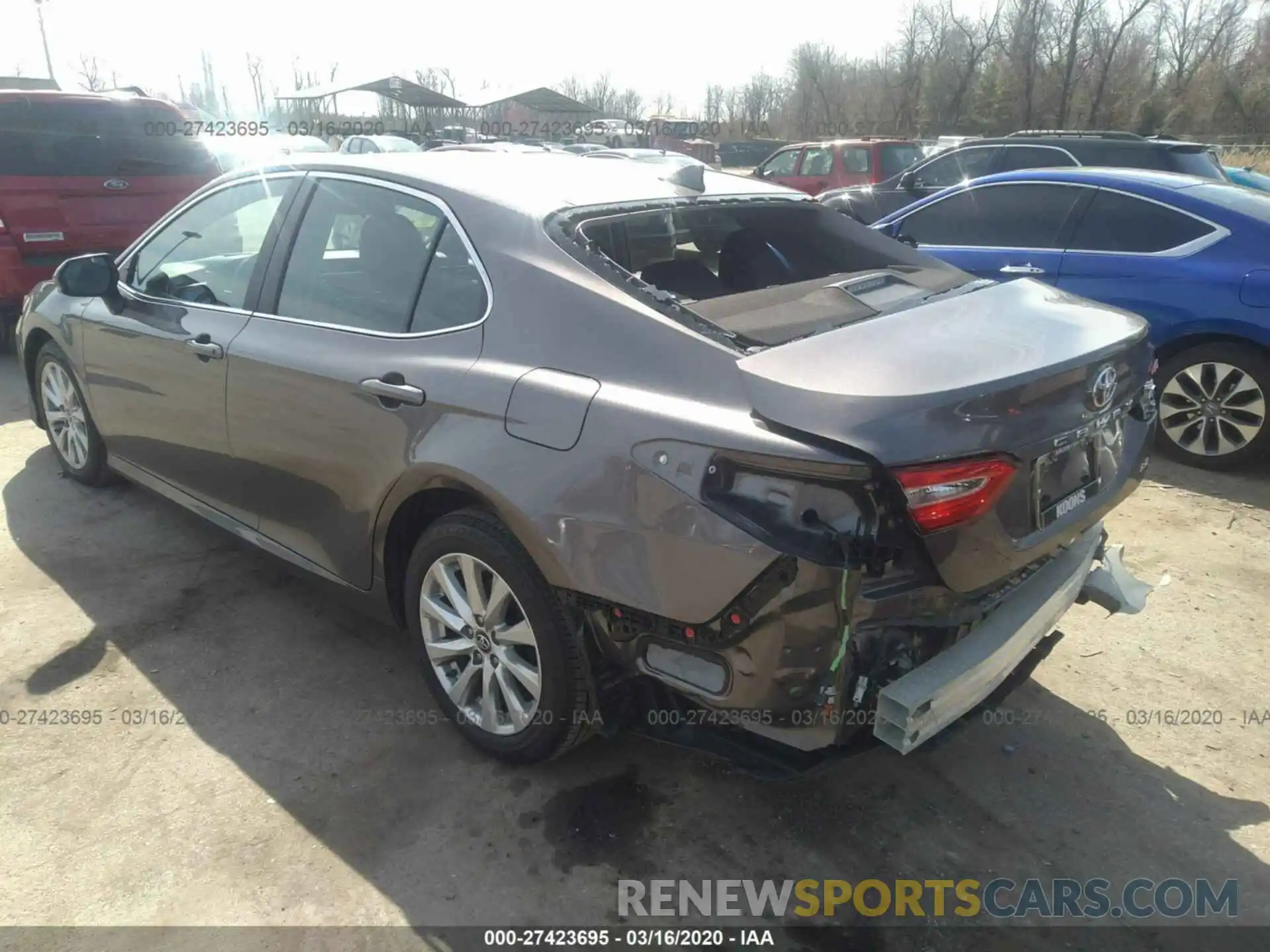 3 Photograph of a damaged car 4T1B11HK7KU242924 TOYOTA CAMRY 2019