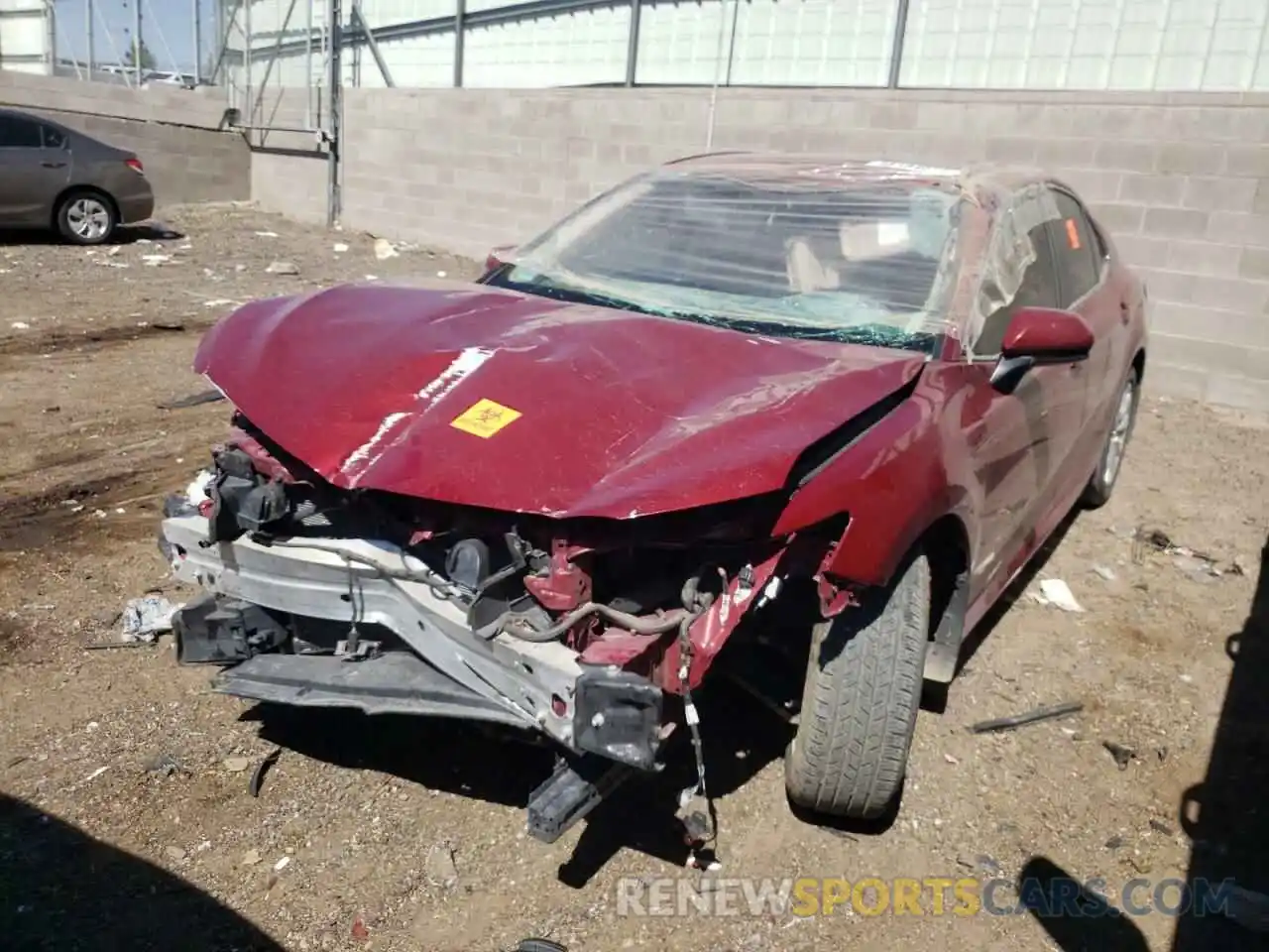 2 Photograph of a damaged car 4T1B11HK7KU243541 TOYOTA CAMRY 2019