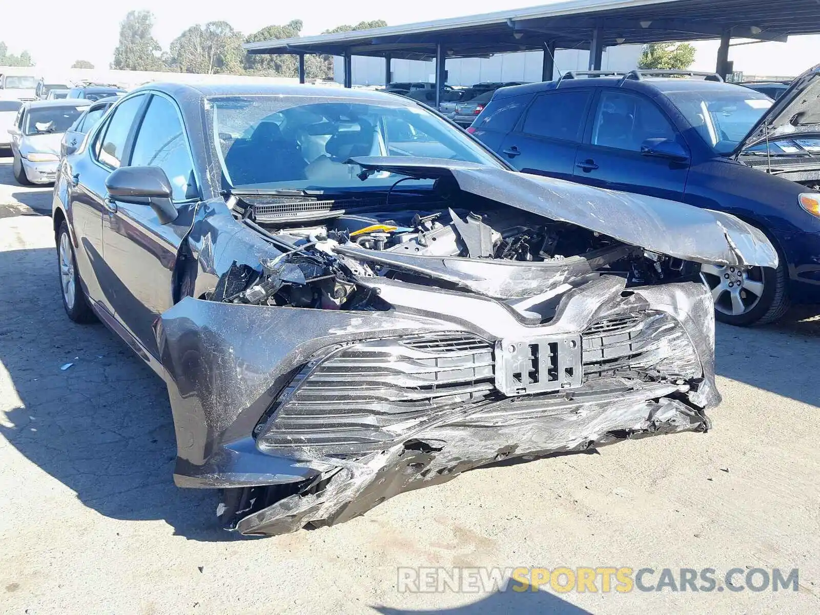 1 Photograph of a damaged car 4T1B11HK7KU243751 TOYOTA CAMRY 2019