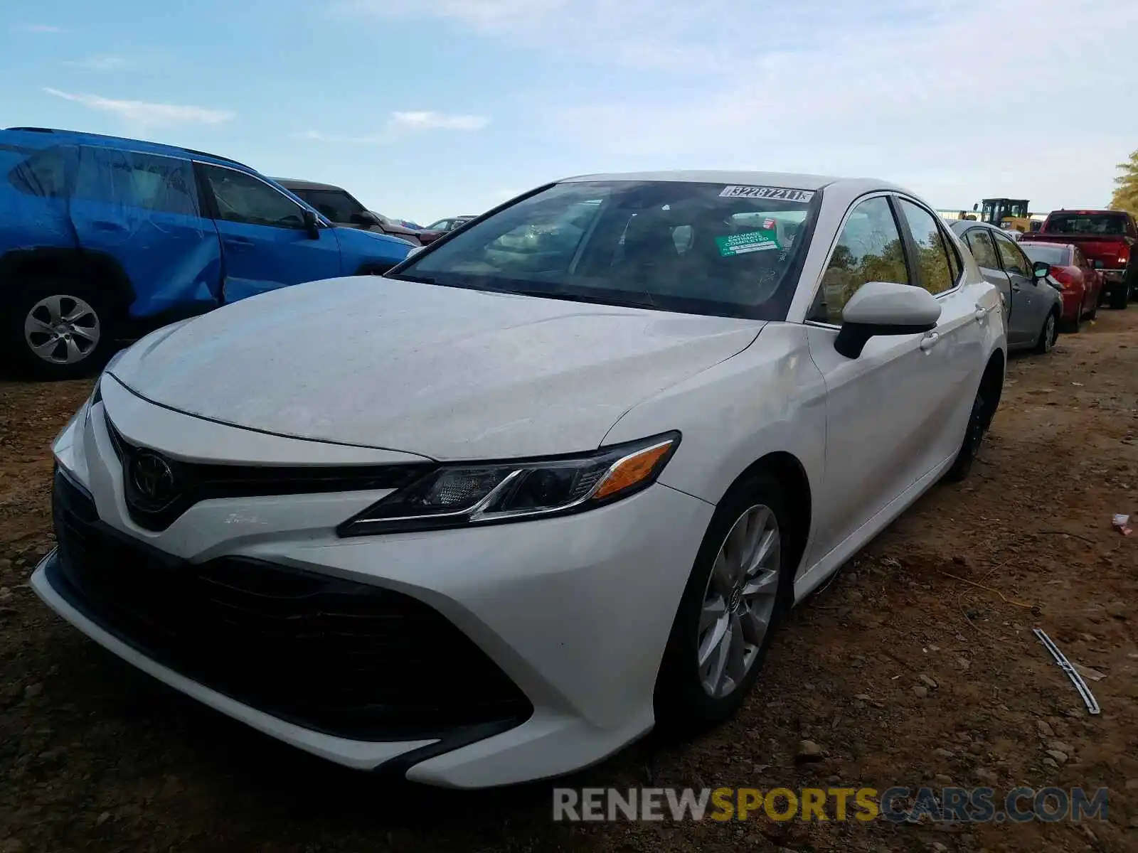 2 Photograph of a damaged car 4T1B11HK7KU243958 TOYOTA CAMRY 2019