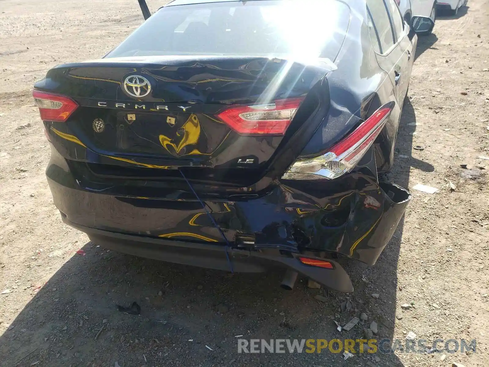 9 Photograph of a damaged car 4T1B11HK7KU248447 TOYOTA CAMRY 2019