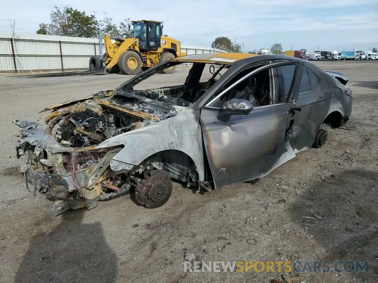 1 Photograph of a damaged car 4T1B11HK7KU248657 TOYOTA CAMRY 2019