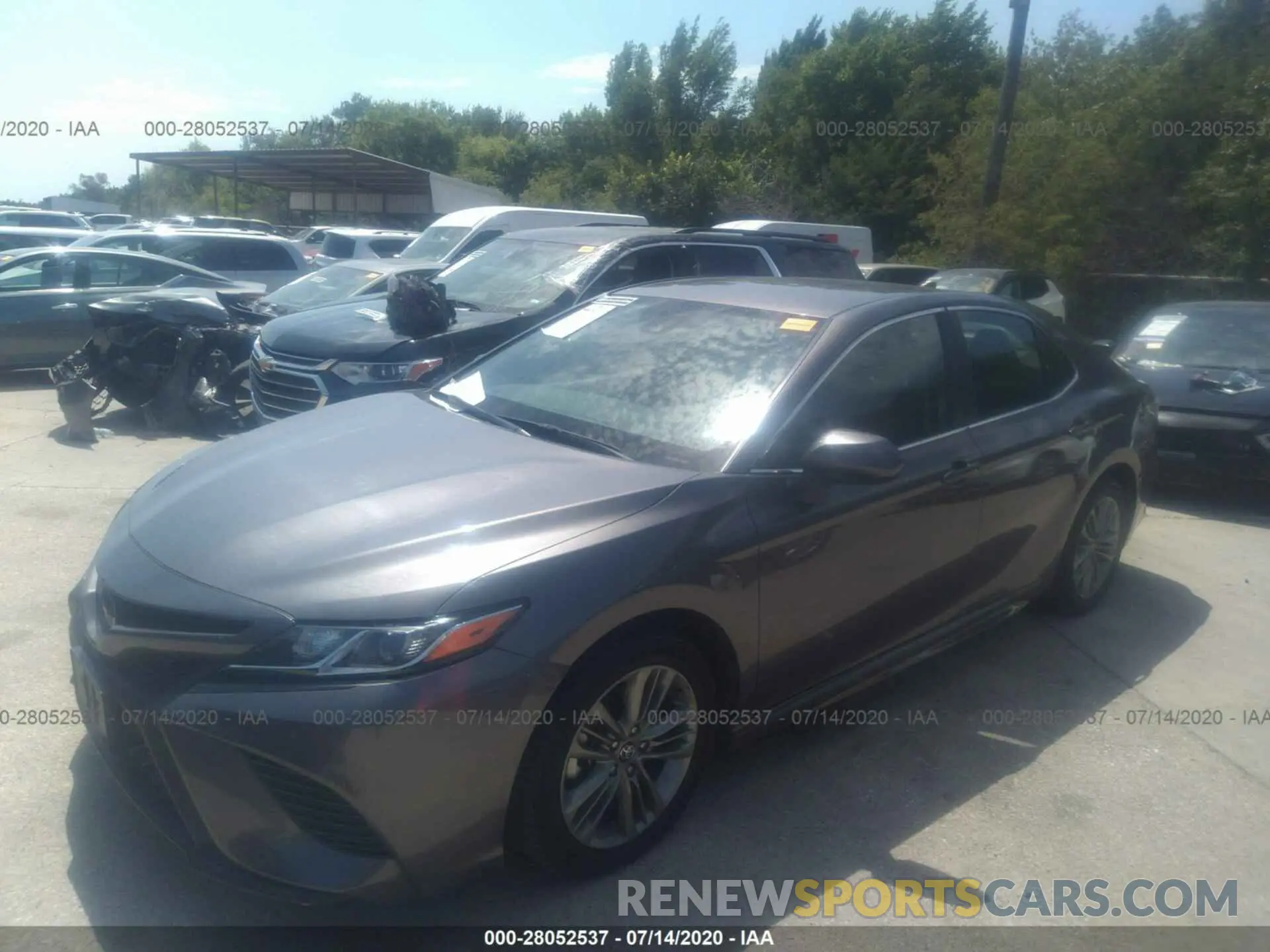 2 Photograph of a damaged car 4T1B11HK7KU250716 TOYOTA CAMRY 2019