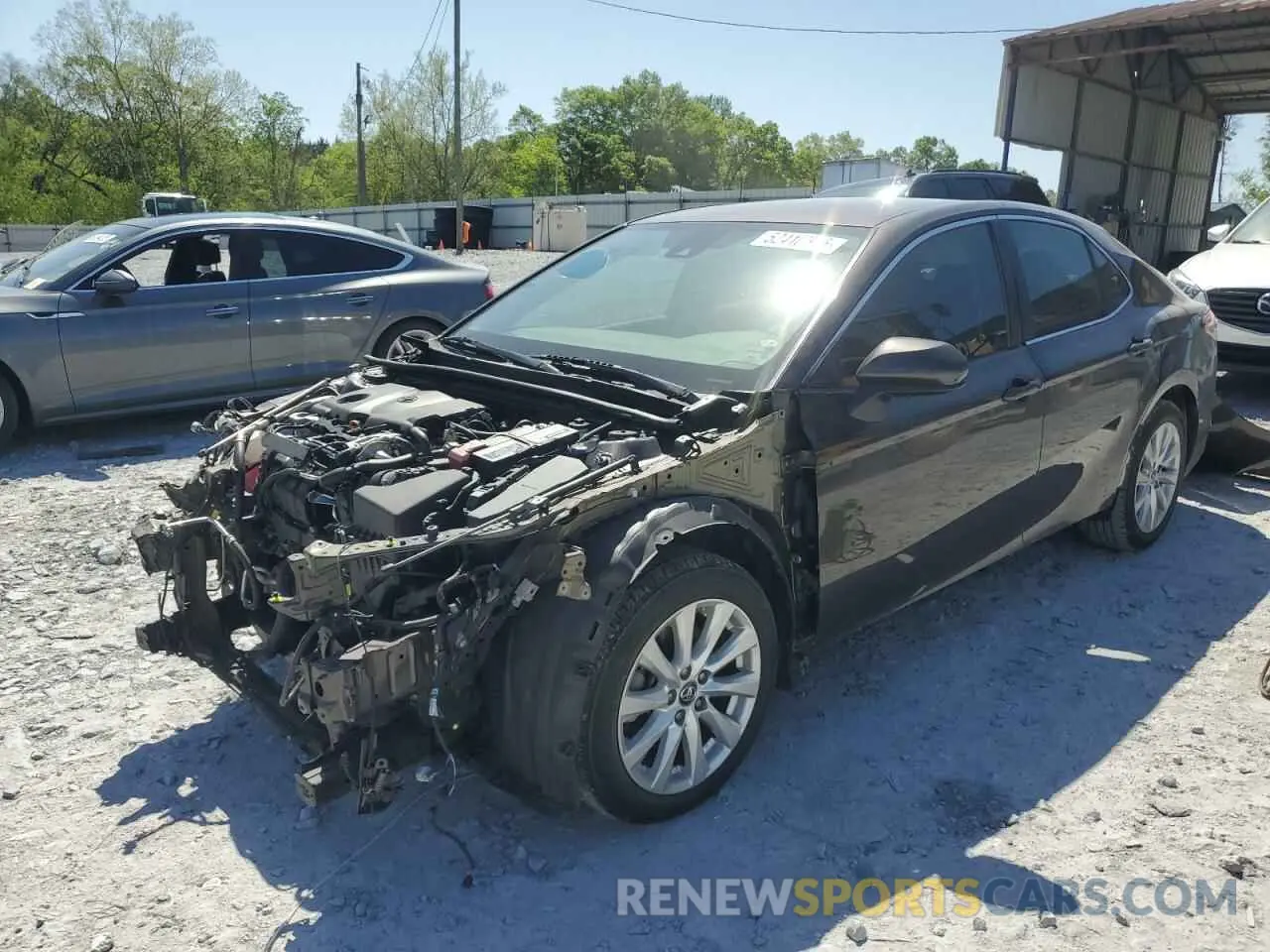 1 Photograph of a damaged car 4T1B11HK7KU251347 TOYOTA CAMRY 2019