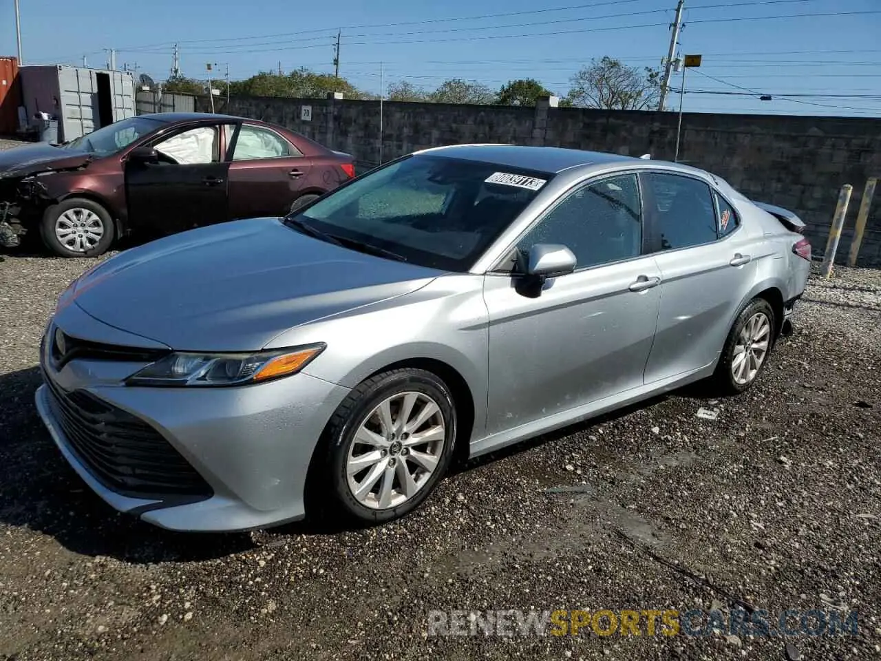 1 Photograph of a damaged car 4T1B11HK7KU251607 TOYOTA CAMRY 2019