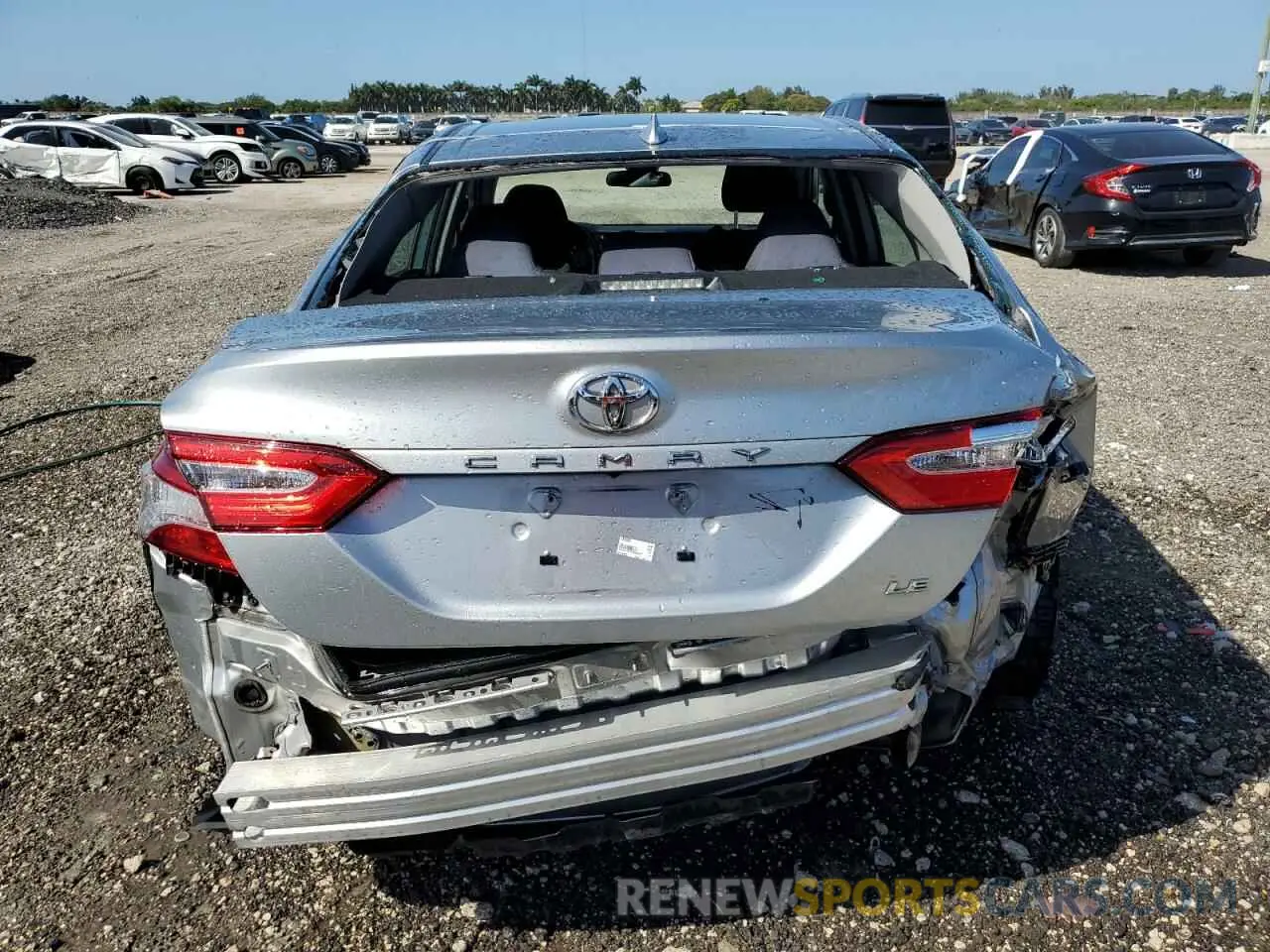 6 Photograph of a damaged car 4T1B11HK7KU251607 TOYOTA CAMRY 2019