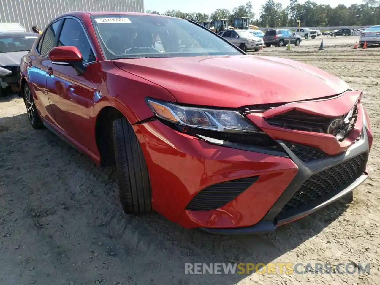 1 Photograph of a damaged car 4T1B11HK7KU255057 TOYOTA CAMRY 2019