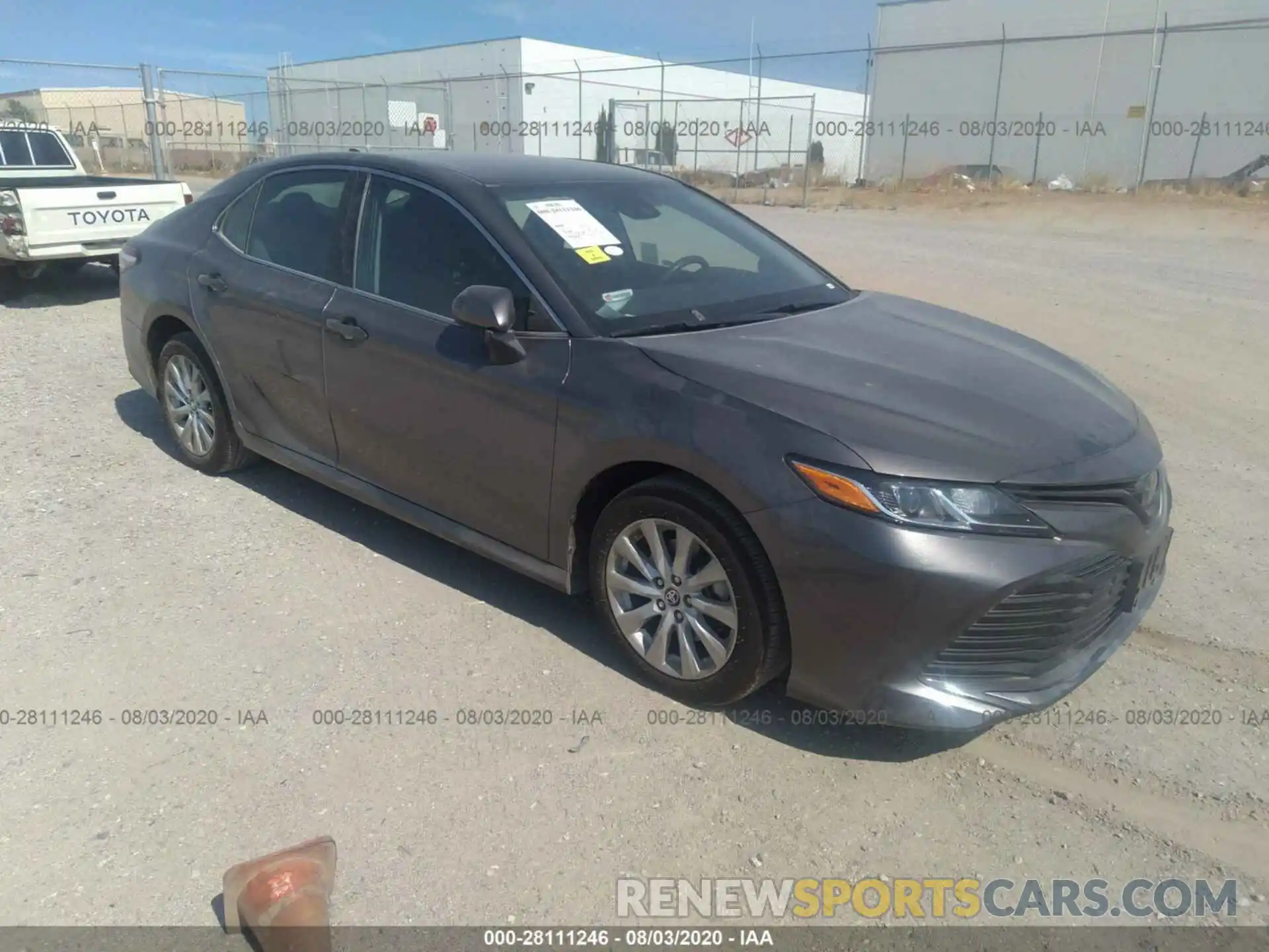 1 Photograph of a damaged car 4T1B11HK7KU257648 TOYOTA CAMRY 2019