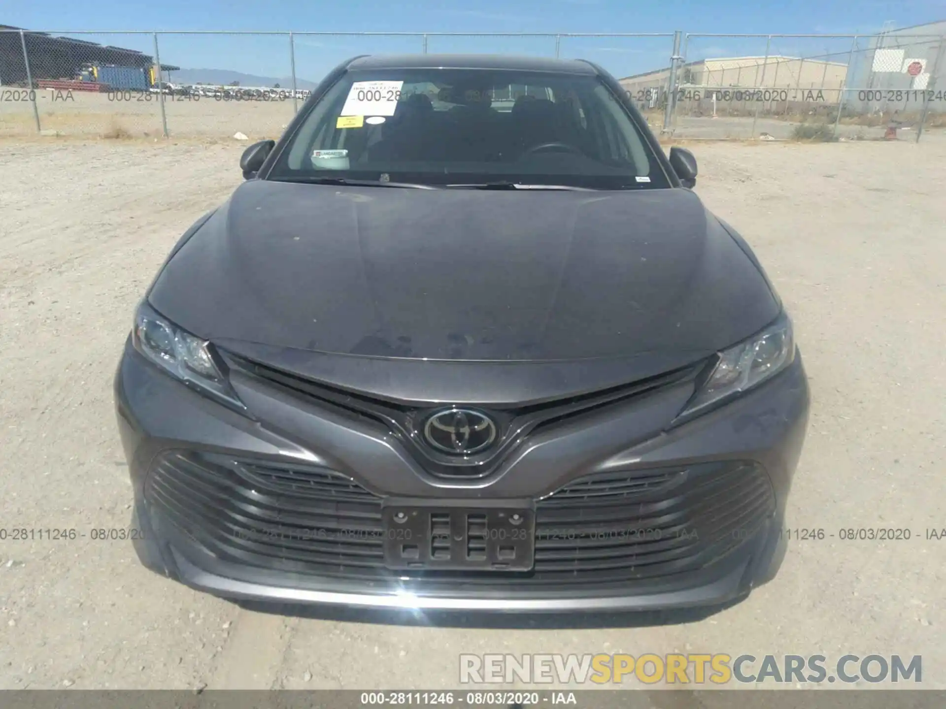 6 Photograph of a damaged car 4T1B11HK7KU257648 TOYOTA CAMRY 2019