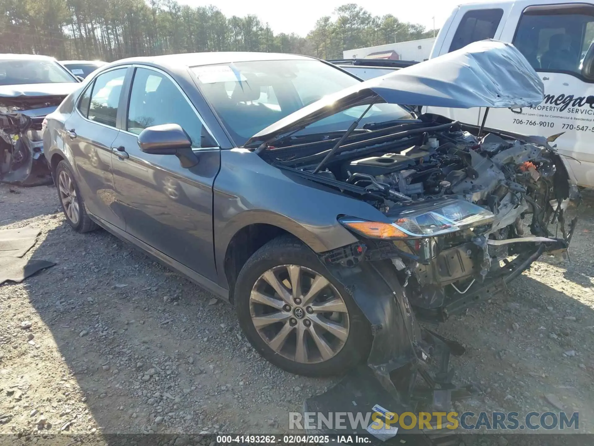 1 Photograph of a damaged car 4T1B11HK7KU260405 TOYOTA CAMRY 2019